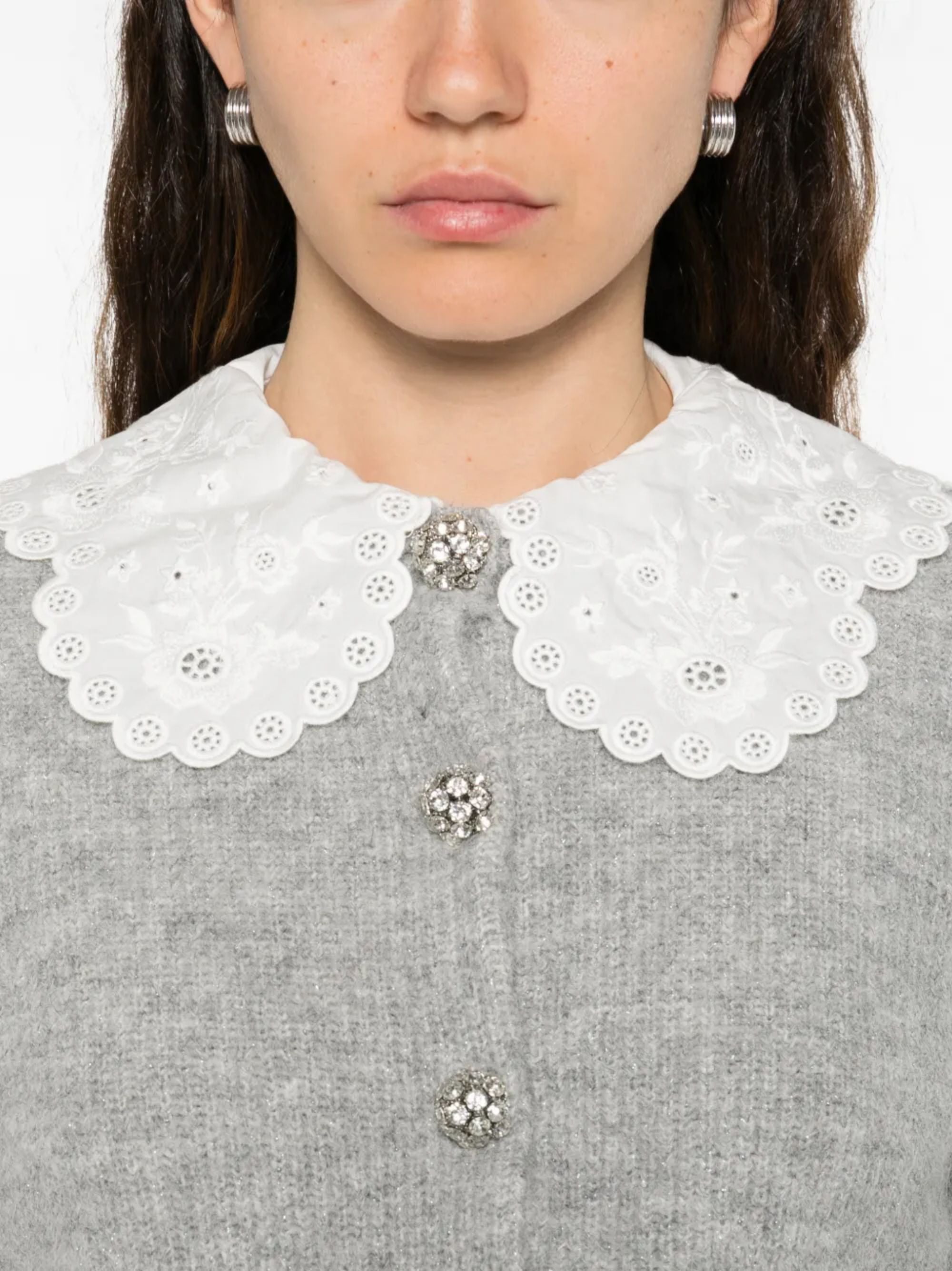 Self Portrait Sweaters Grey