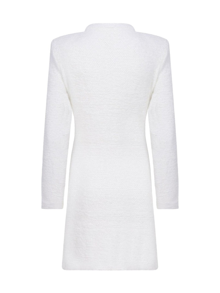 Self Portrait Dresses Beige Pes Cotton Polyamide