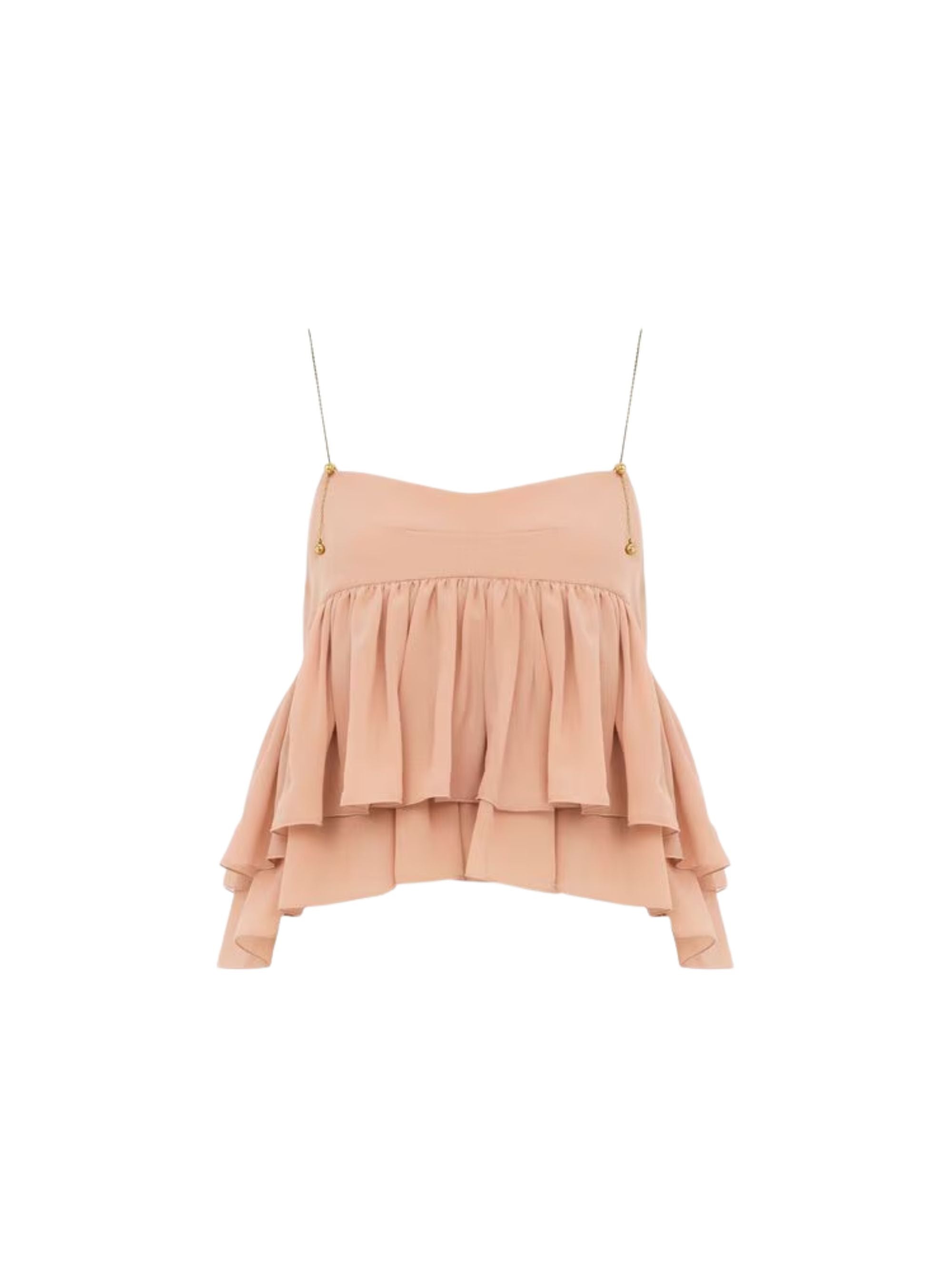 Chloè Top Pink Silk