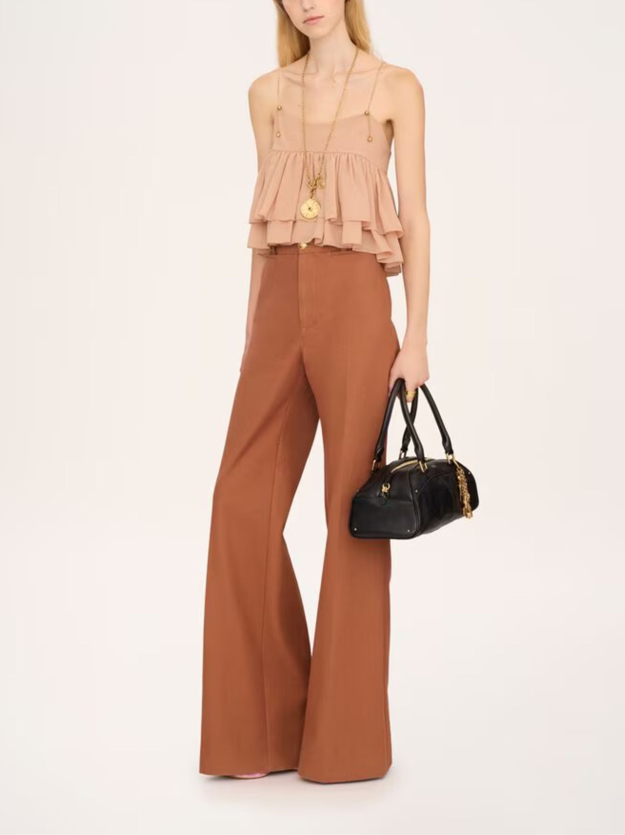 Chloè Top Pink Silk