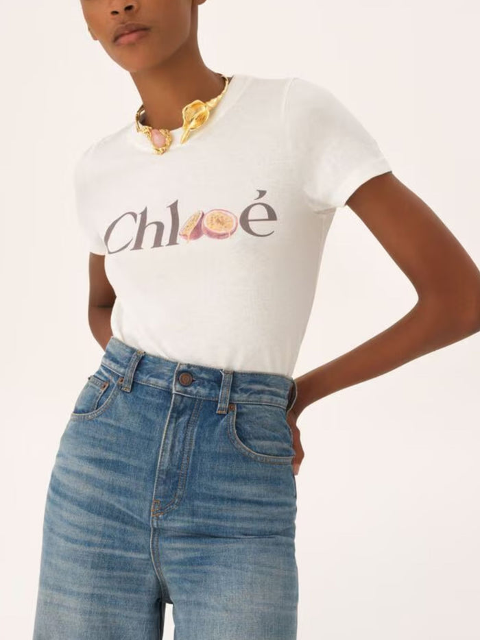 Chloè T-Shirts And Polos Bianco Cotton