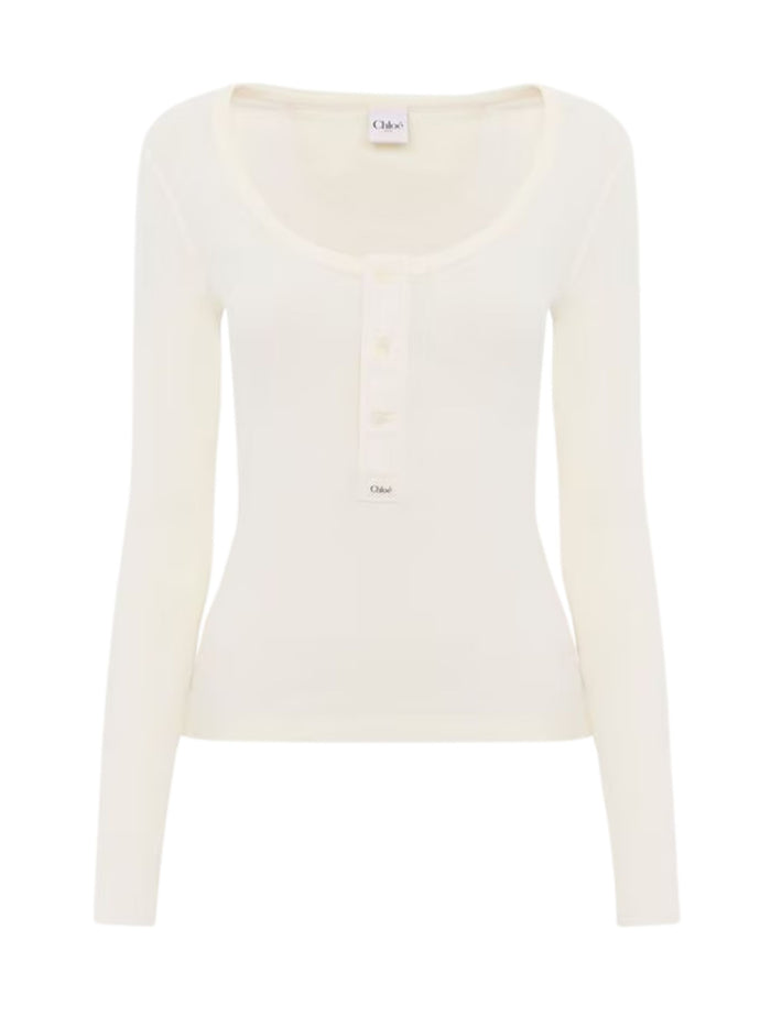 Chloè T-shirts and Polos White Cotton