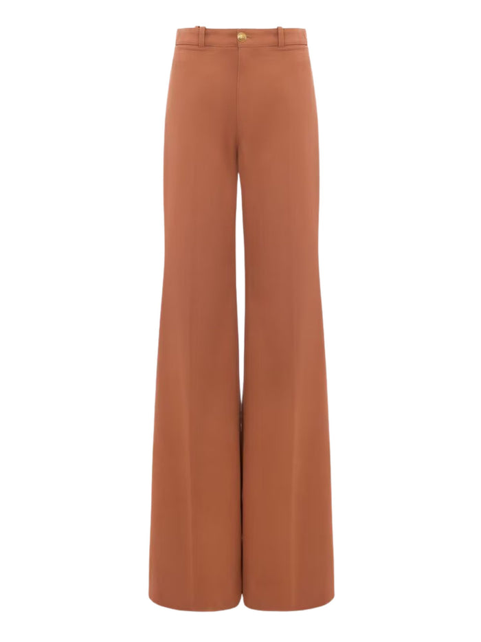 Chloè Trousers Brown Cotton