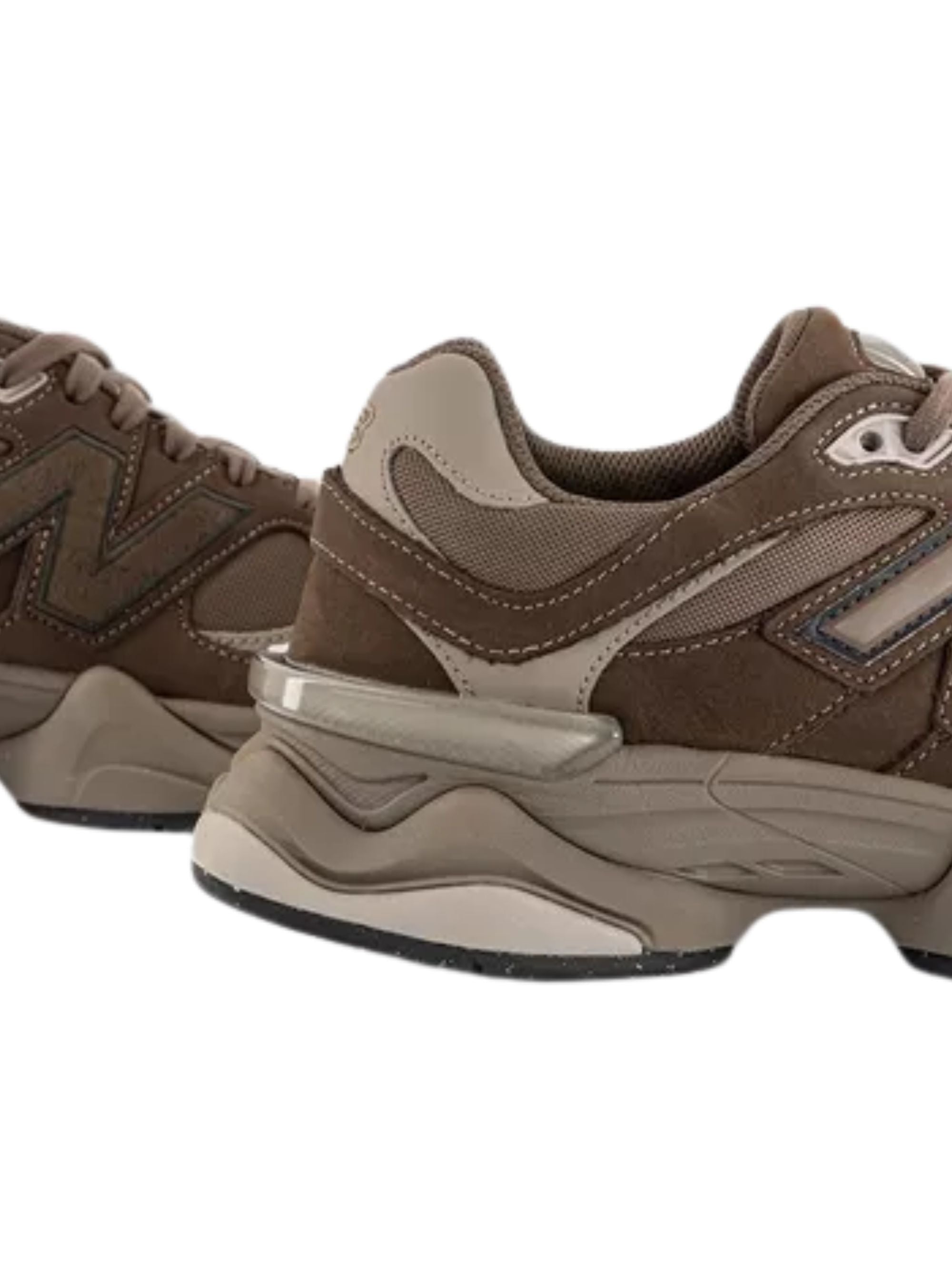 New Balance Sneakers Brown Nubuck Mesh