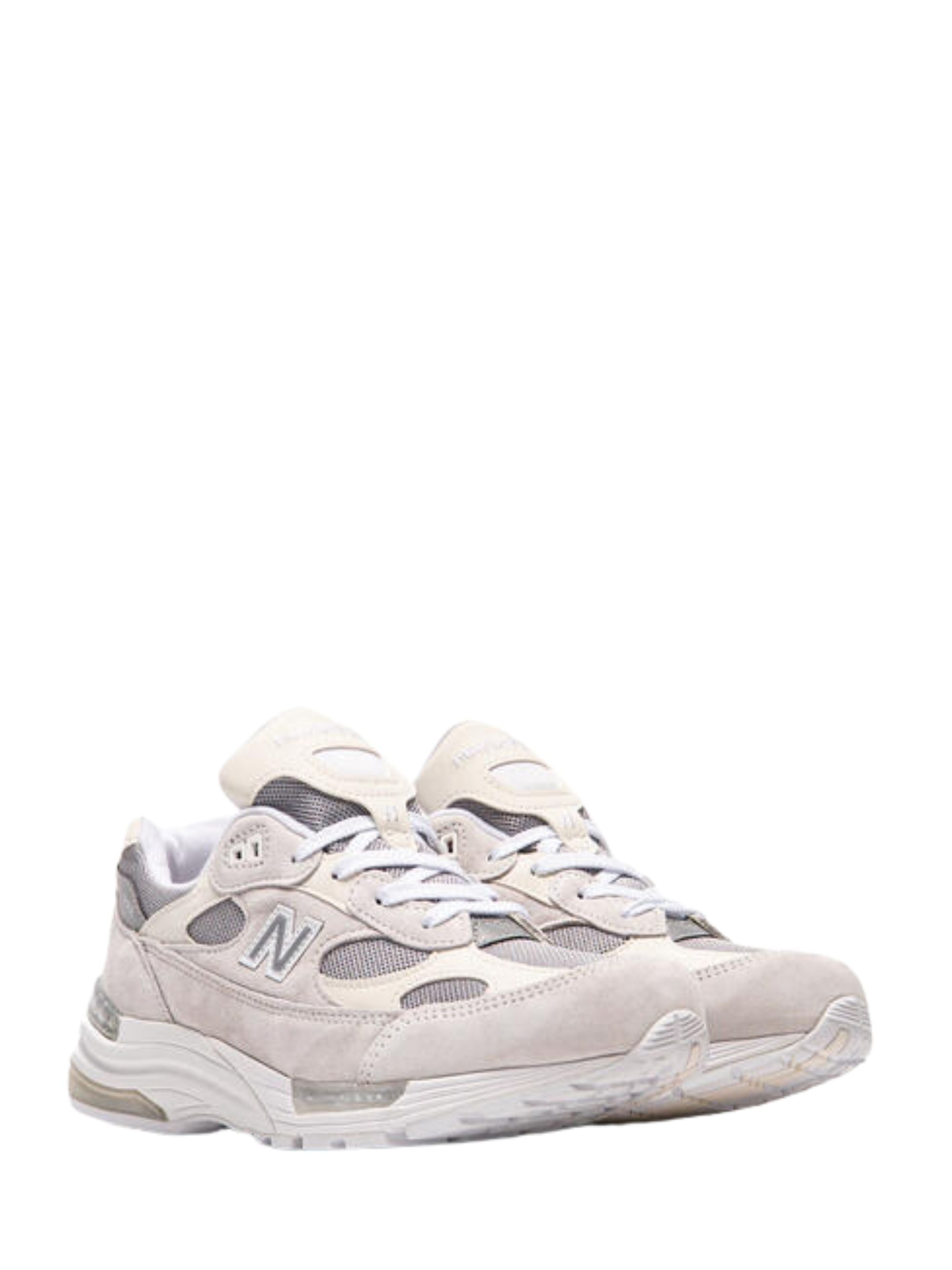New Balance Sneakers White Suede