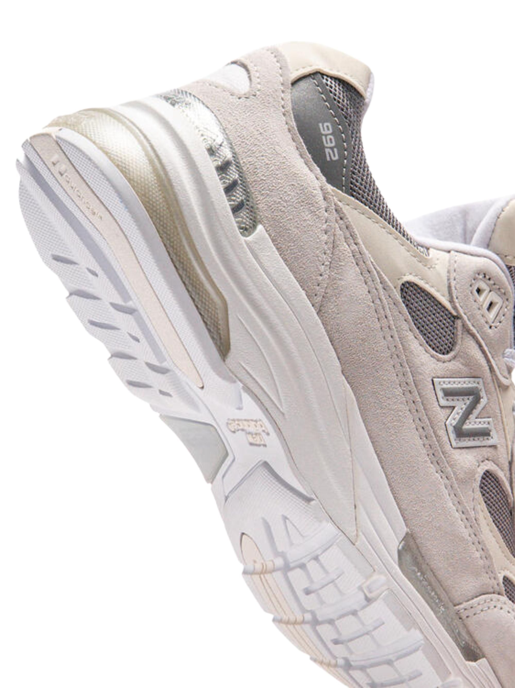 New Balance Sneakers White Suede