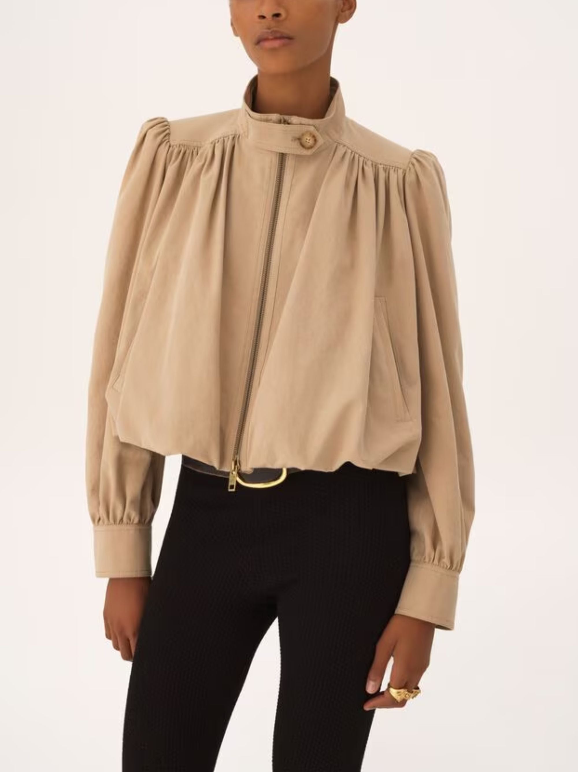 Chloè Jackets Brown Cotton