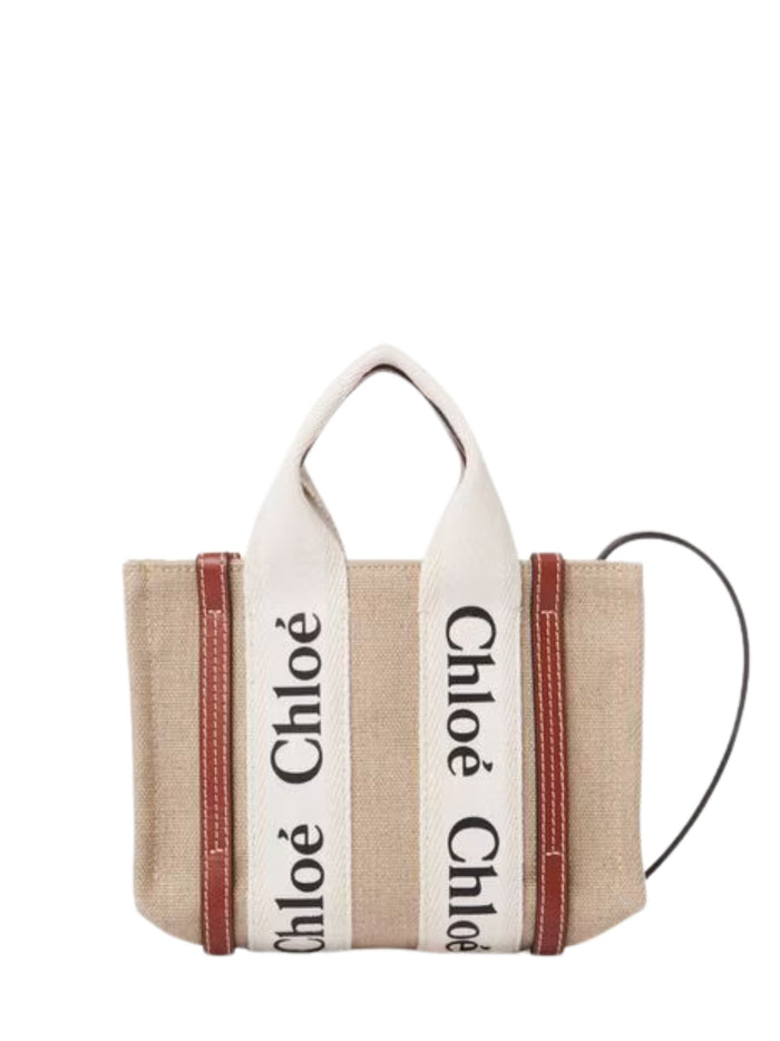 Chloè Bags White Linen