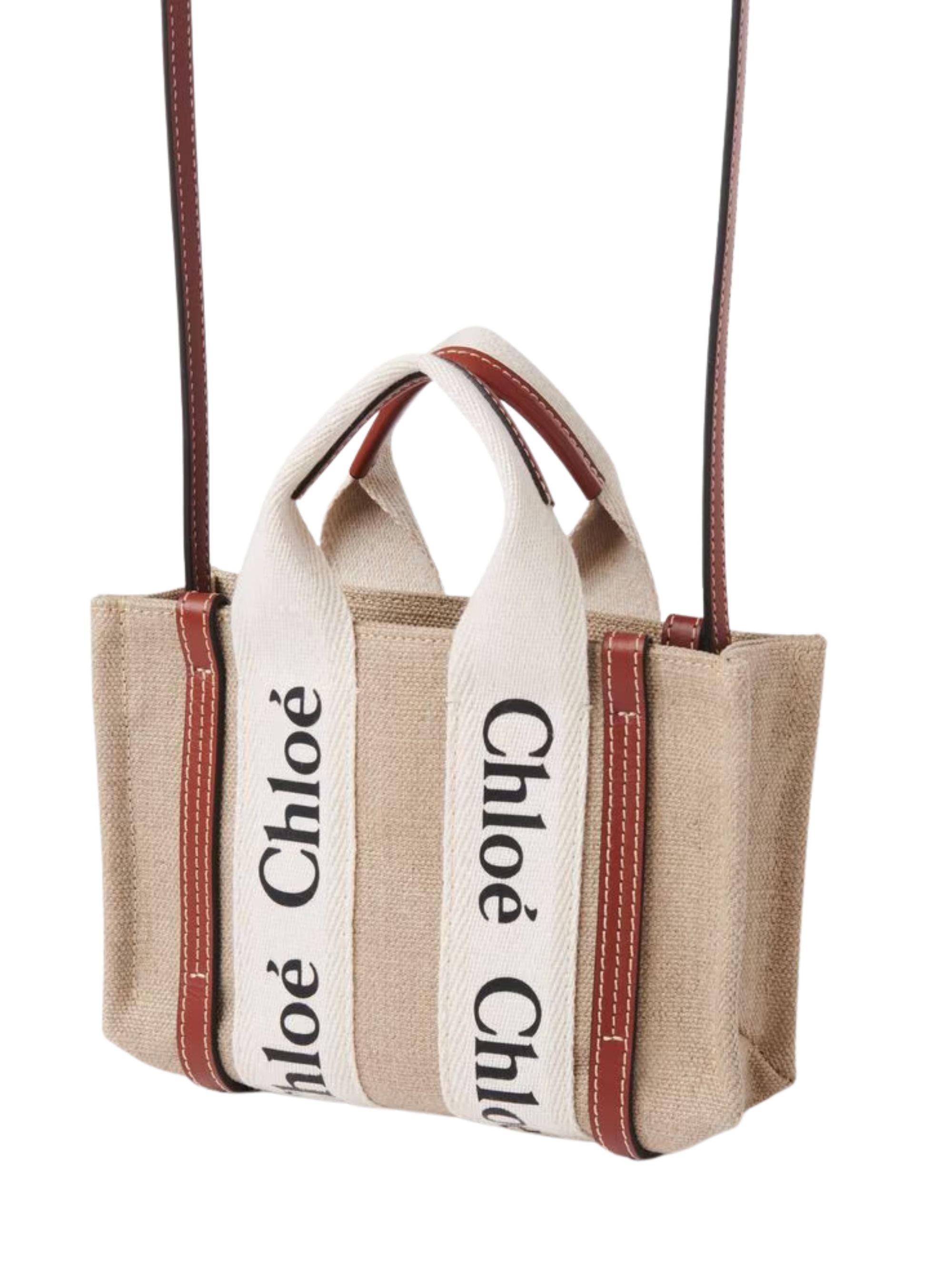 Chloè Bags White Linen