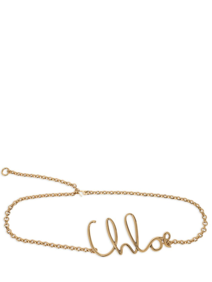 Chloè Belts Golden Brass