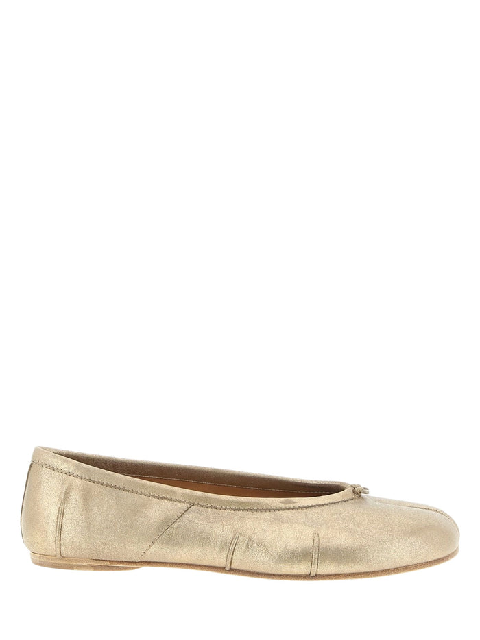 Maison Margiela Flat shoes Golden Cow Leather