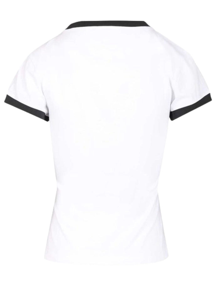 Ganni T-Shirts And Polos White Organic Cotton