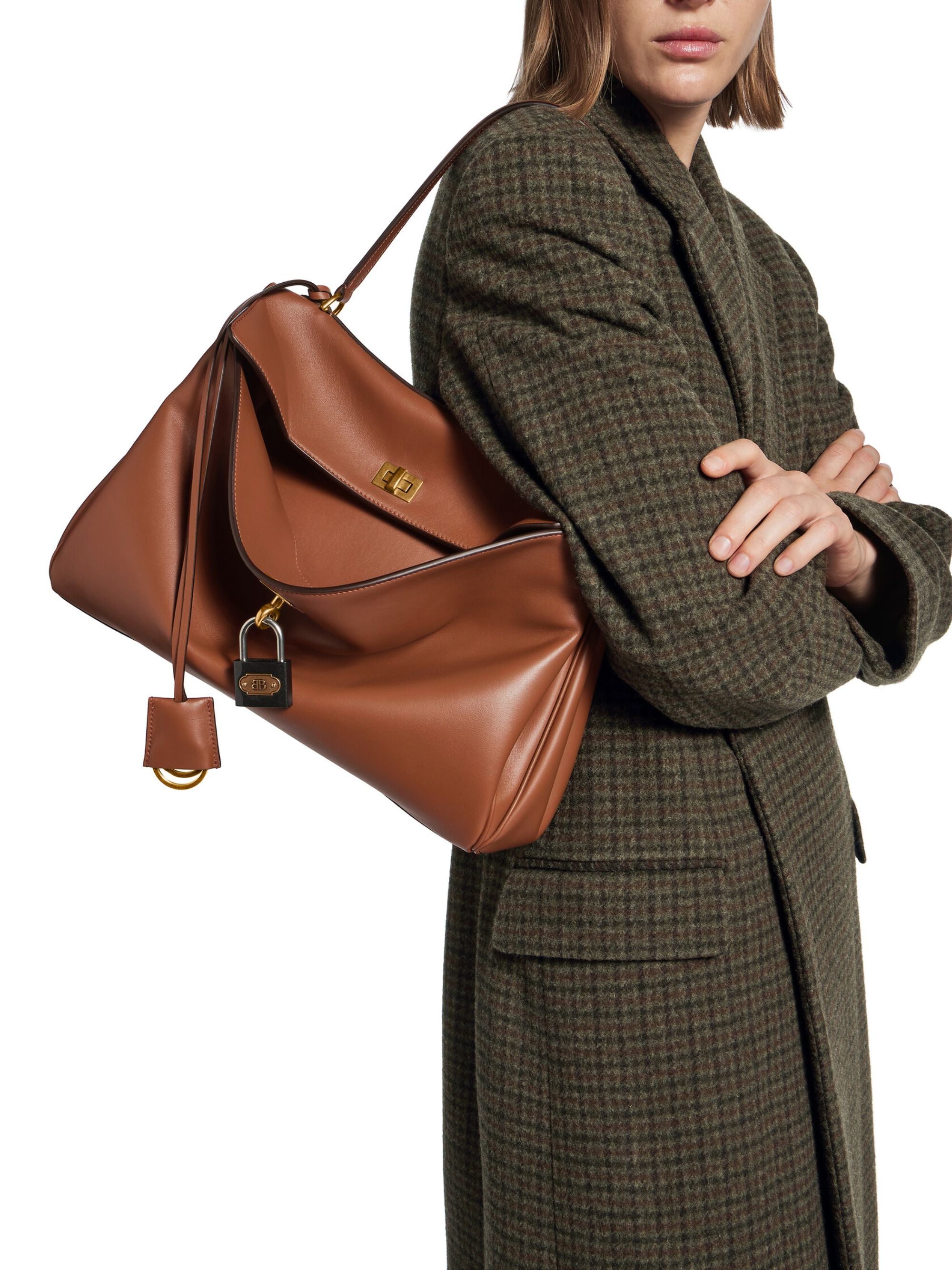 Balenciaga Bags Brown Calf Leather