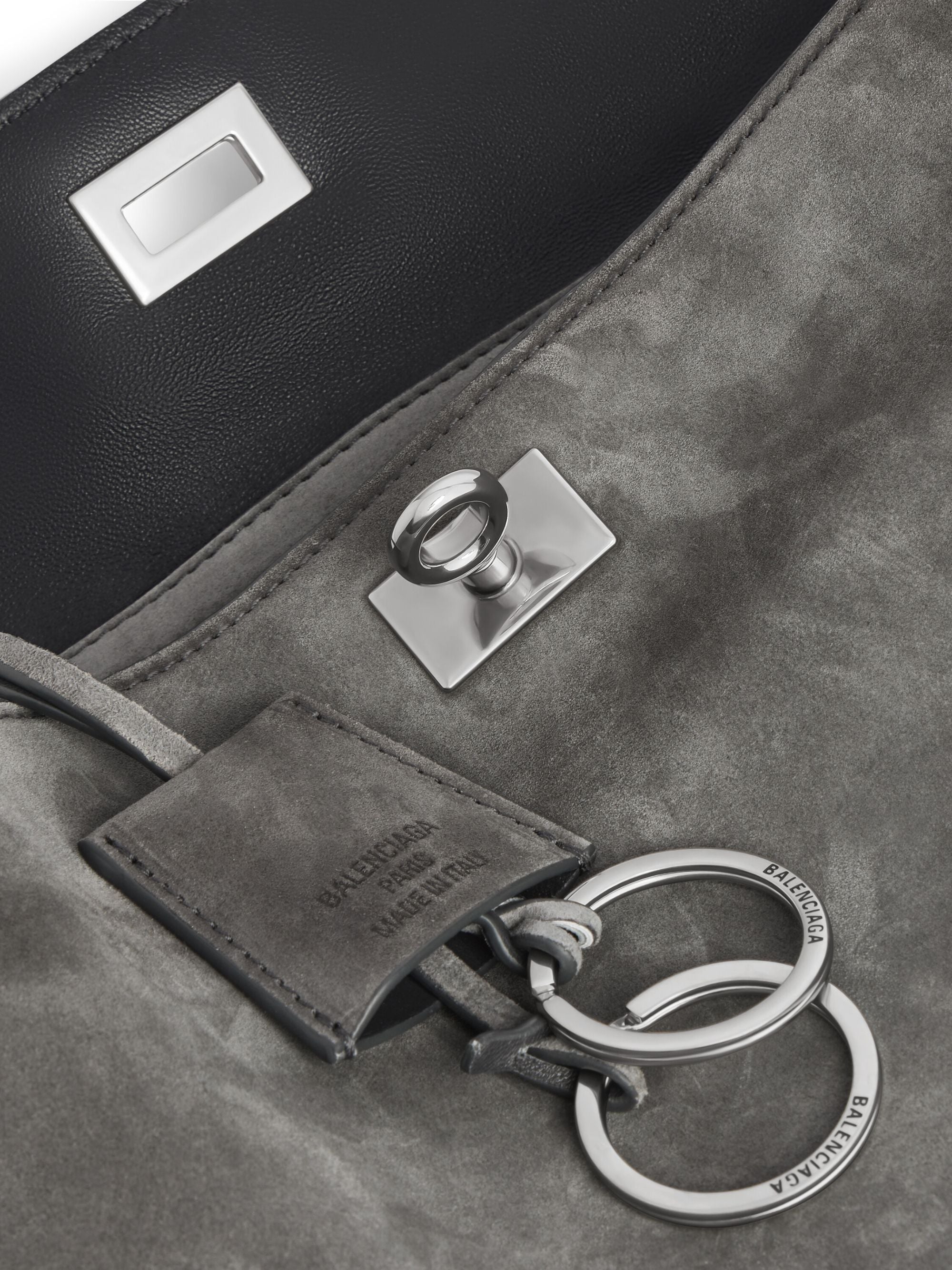 Balenciaga Bags Grey Calf Leather