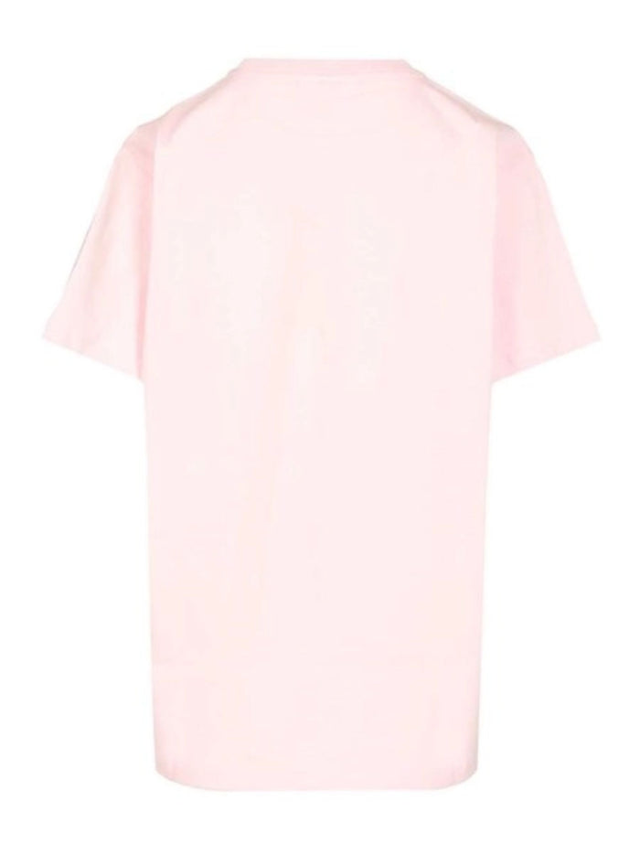 Ganni T-Shirts And Polos Pink Organic Cotton