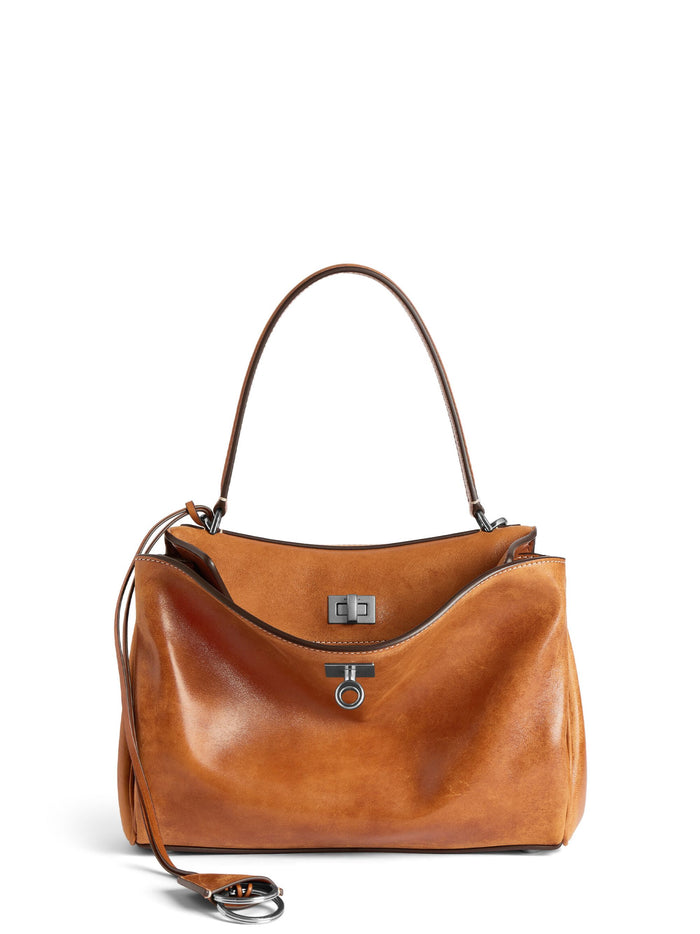 Balenciaga Bags Brown Lamb Leather
