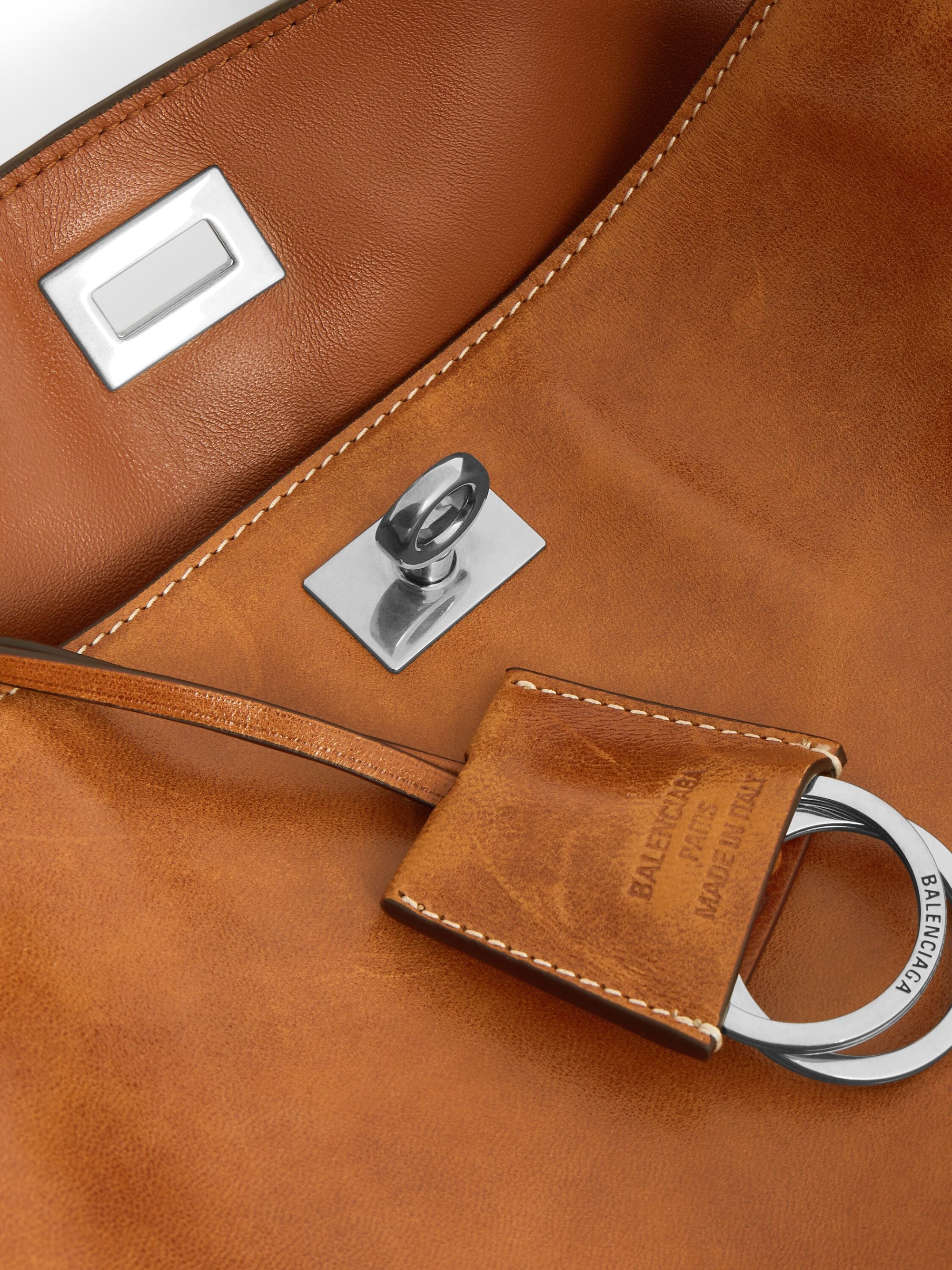 Balenciaga Bags Brown Lamb Leather