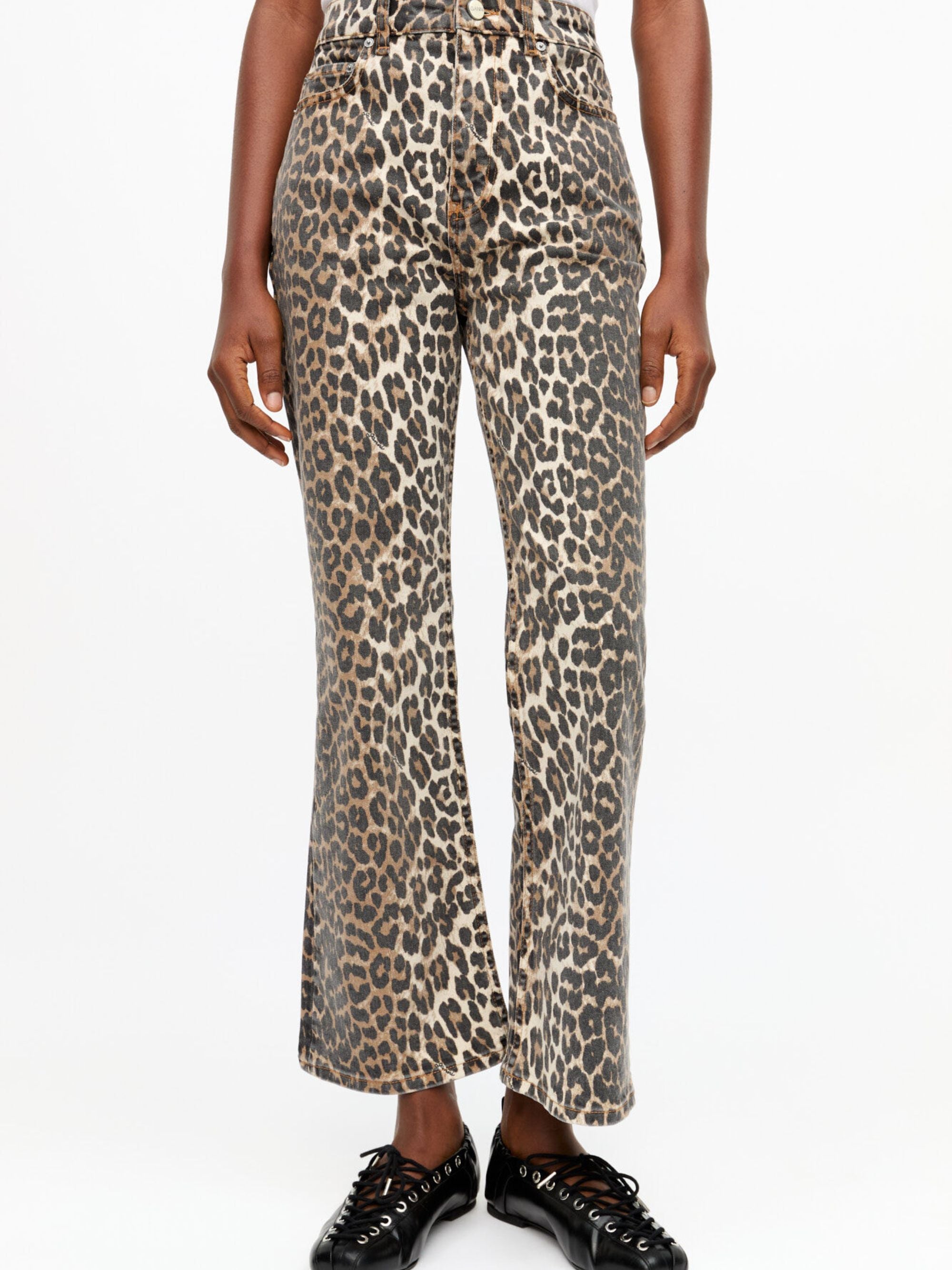 GANNI Jeans MultiColour Organic Cotton Elastane
