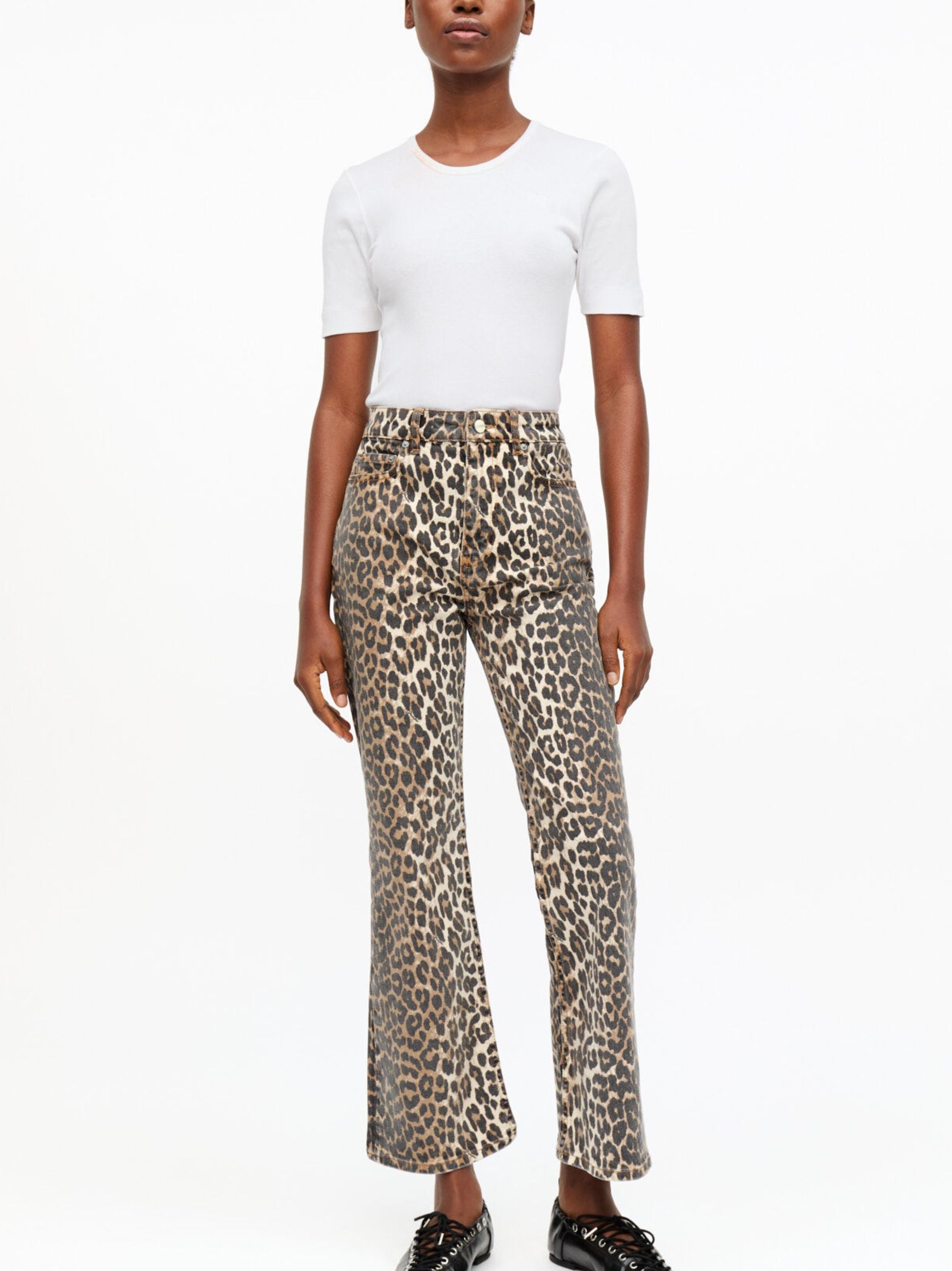 GANNI Jeans MultiColour Organic Cotton Elastane