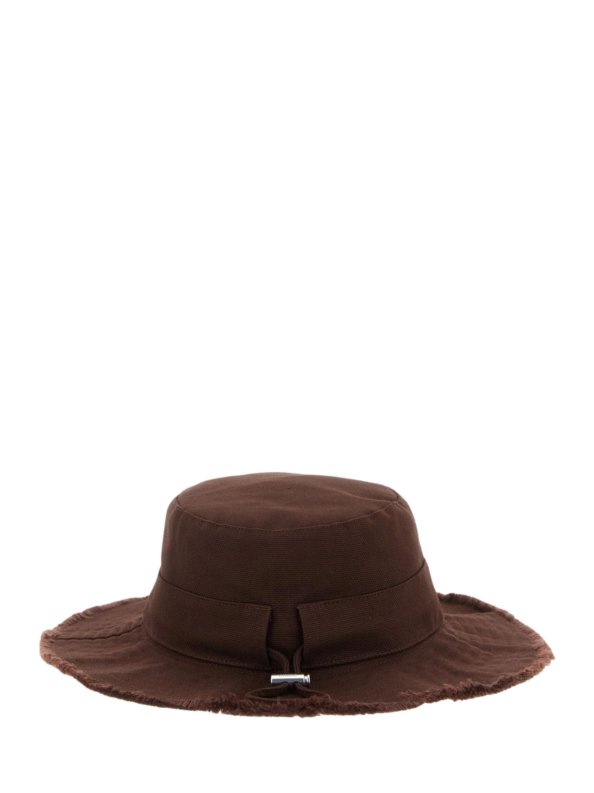 JACQUEMUS Hats Brown Cotton