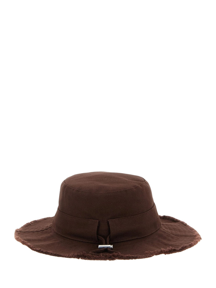 JACQUEMUS Hats Brown Cotton