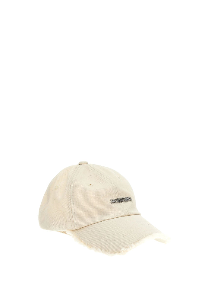 JACQUEMUS Hats White Cotton
