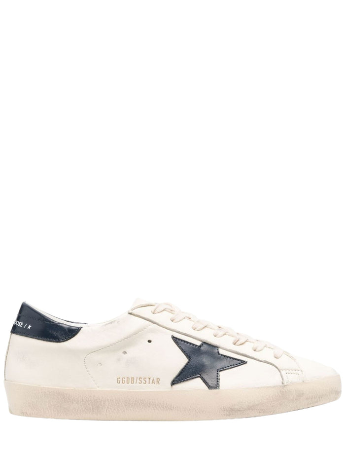 Golden Goose Sneakers Blue Ovine Leather Cow
