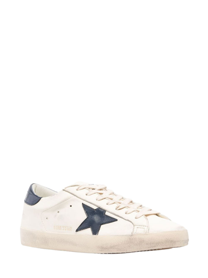 Golden Goose Sneakers Blue Ovine Leather Cow