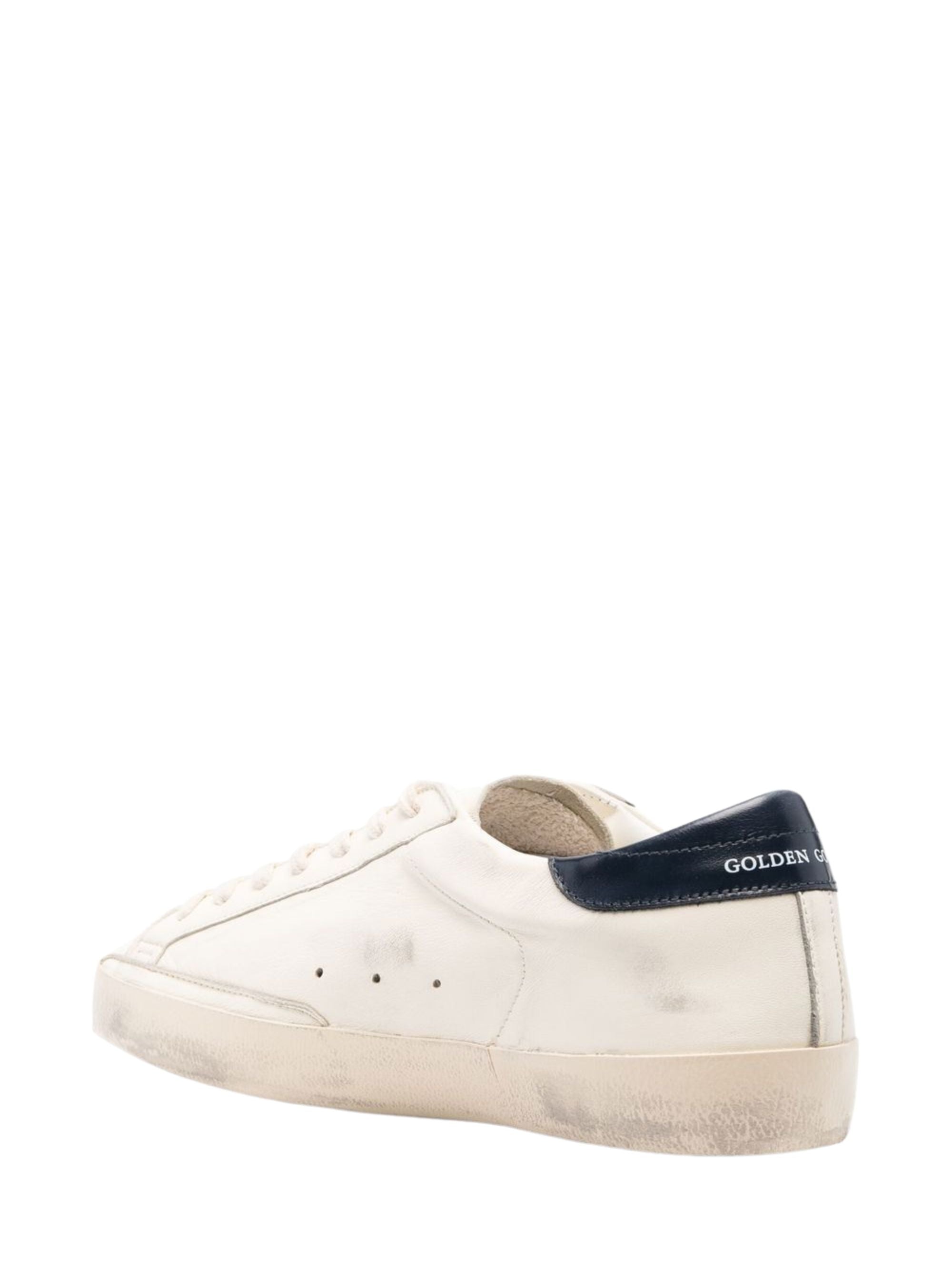 Golden Goose Sneakers Blue Ovine Leather Cow