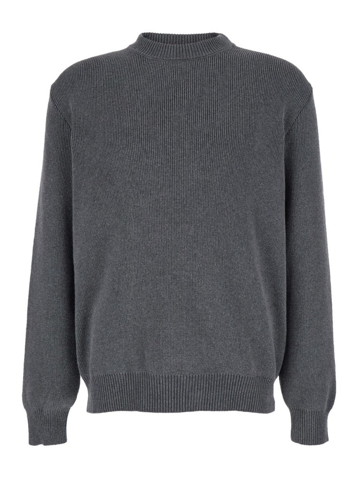 Golden Goose Sweaters Grey Cotton Polyamide Spandex