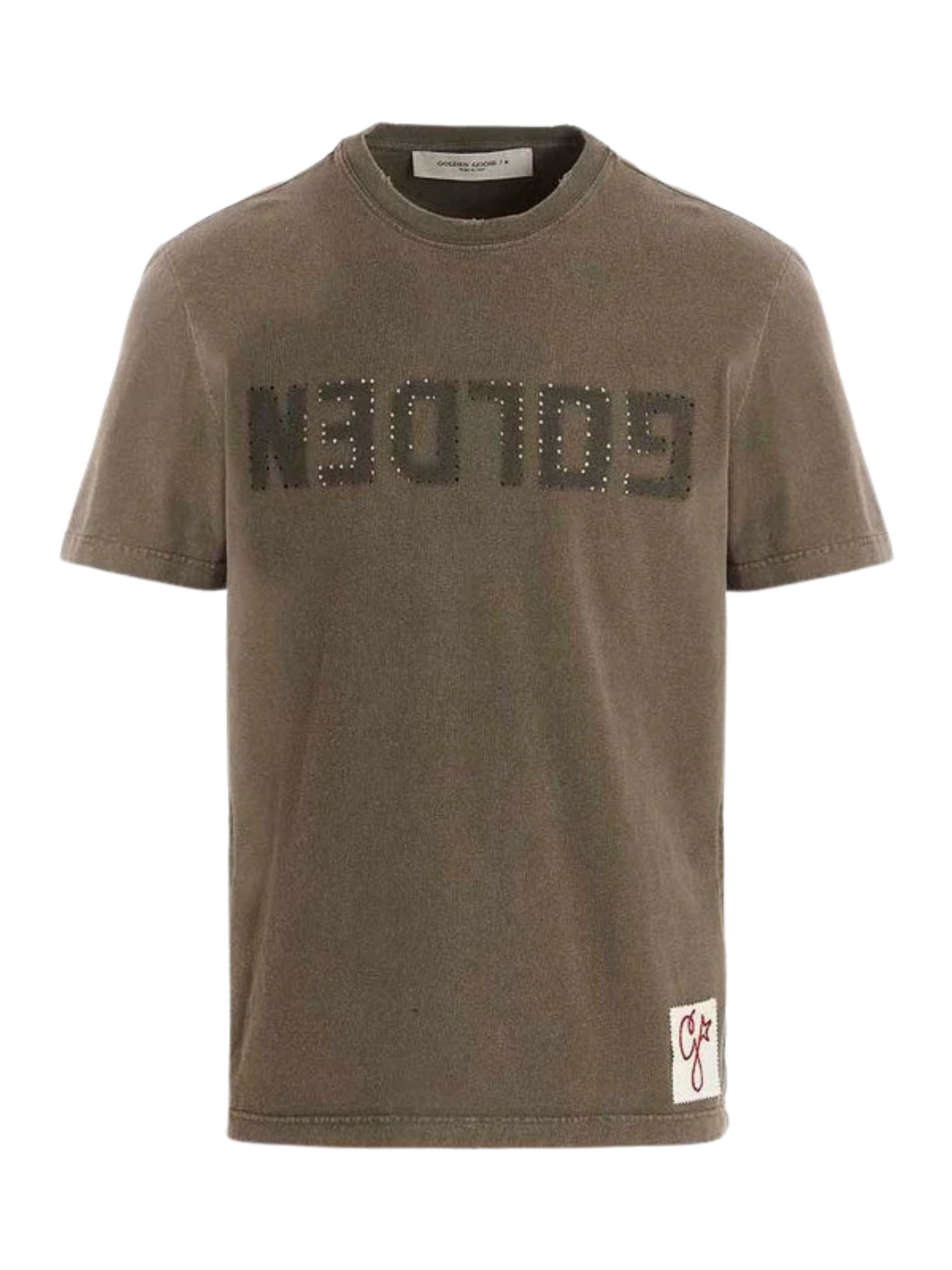 Golden Goose T-shirts and Polos Green Cotton
