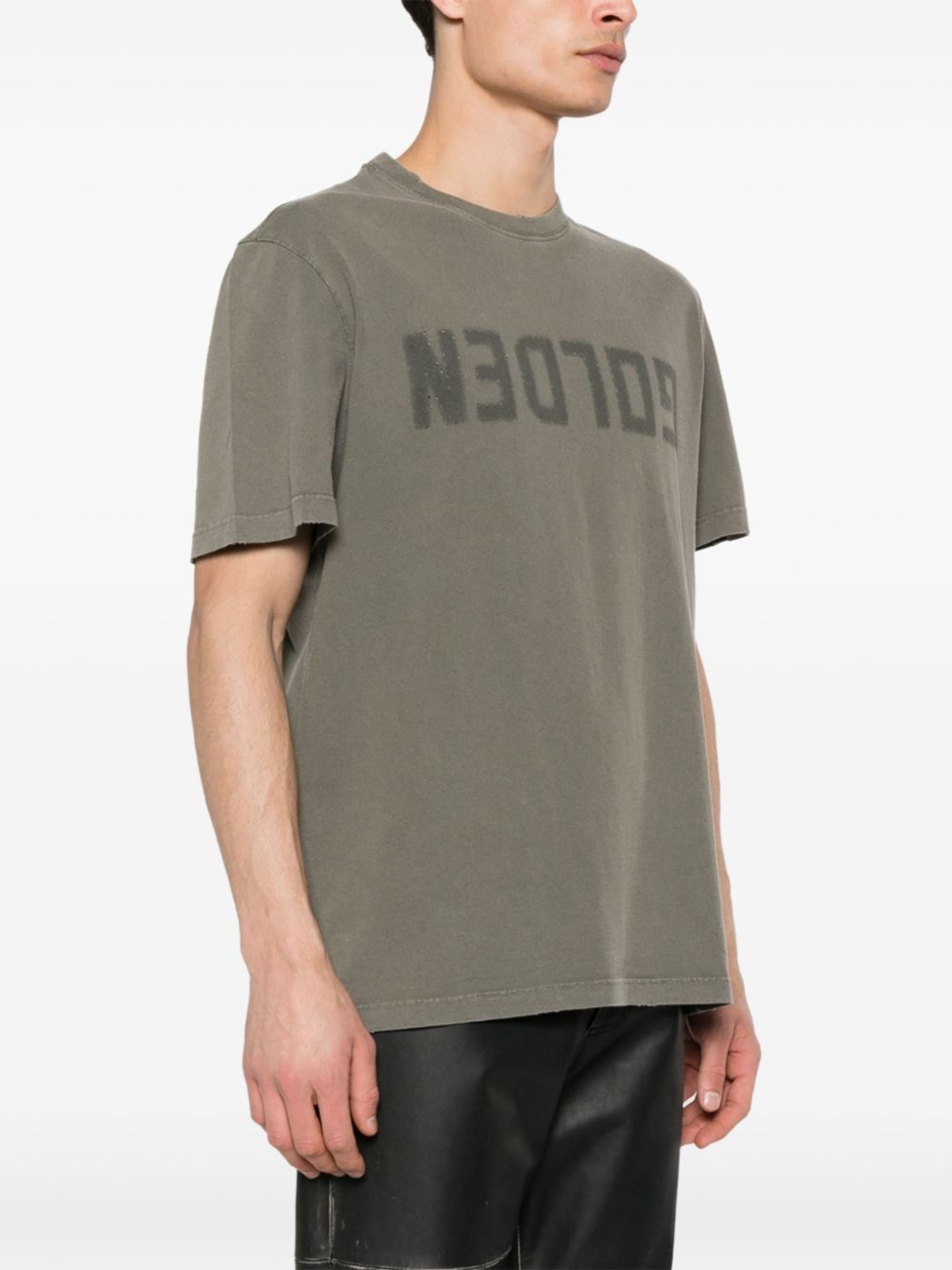 Golden Goose T-shirts and Polos Green Cotton