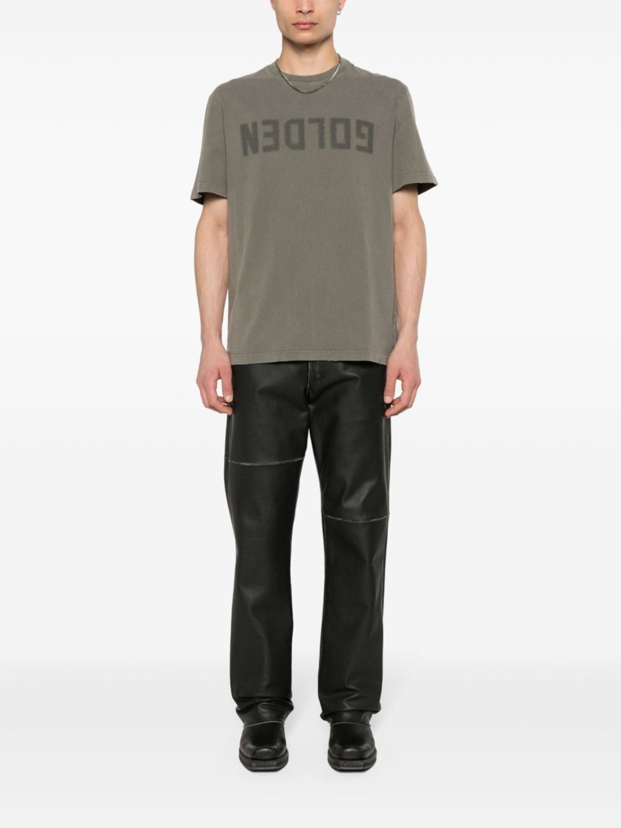 Golden Goose T-shirts and Polos Green Cotton
