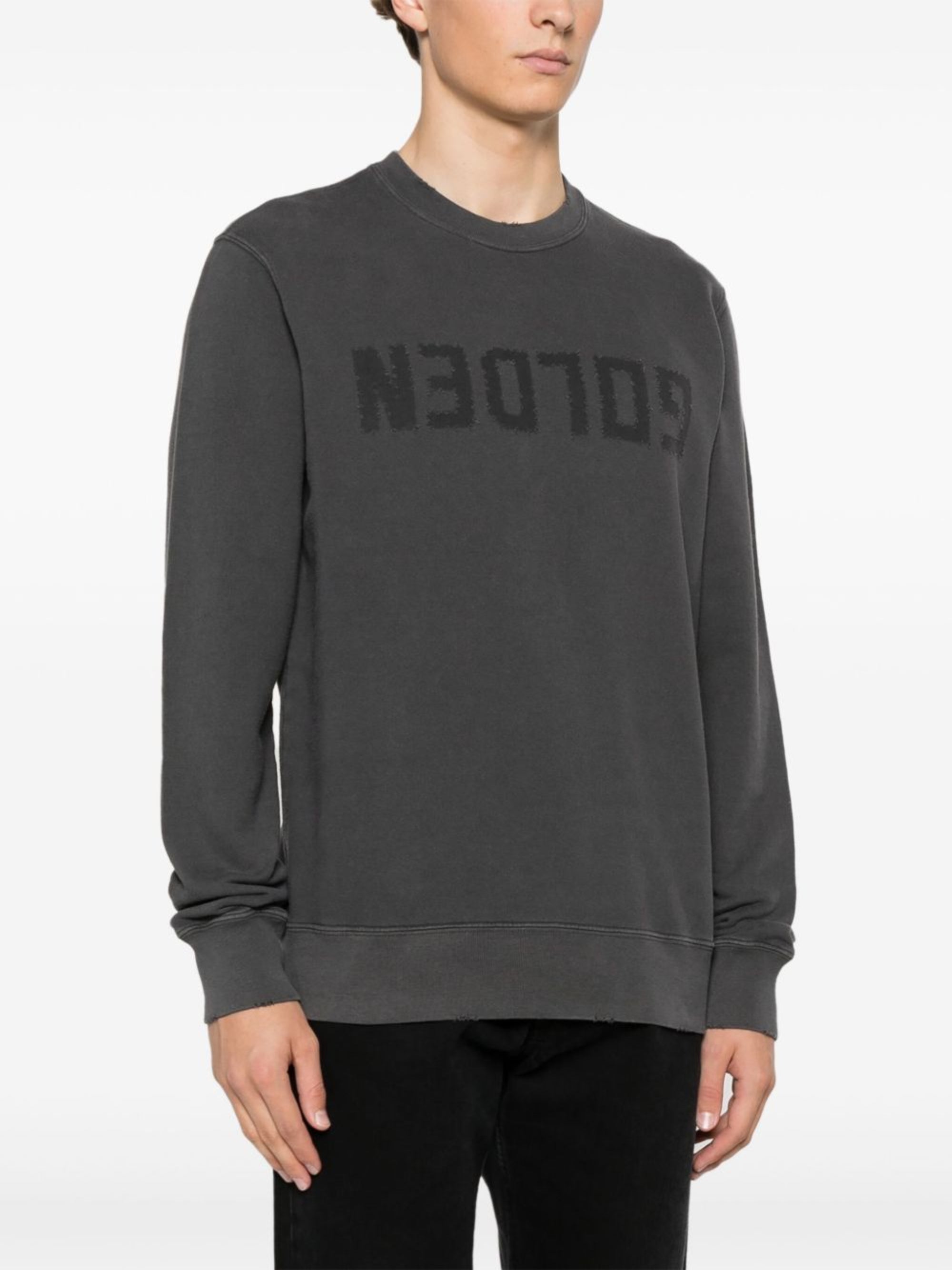 Golden Goose Sweaters Grey Cotton