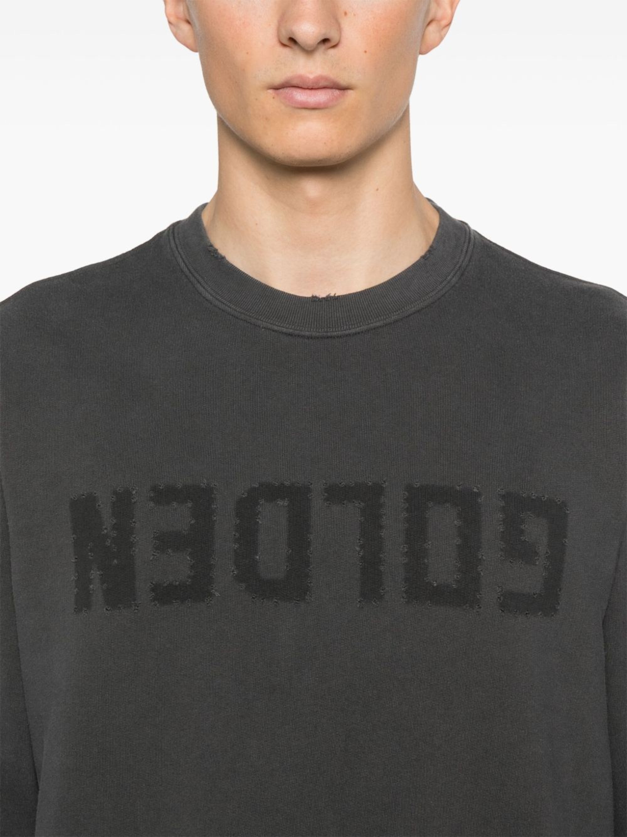 Golden Goose Sweaters Grey Cotton