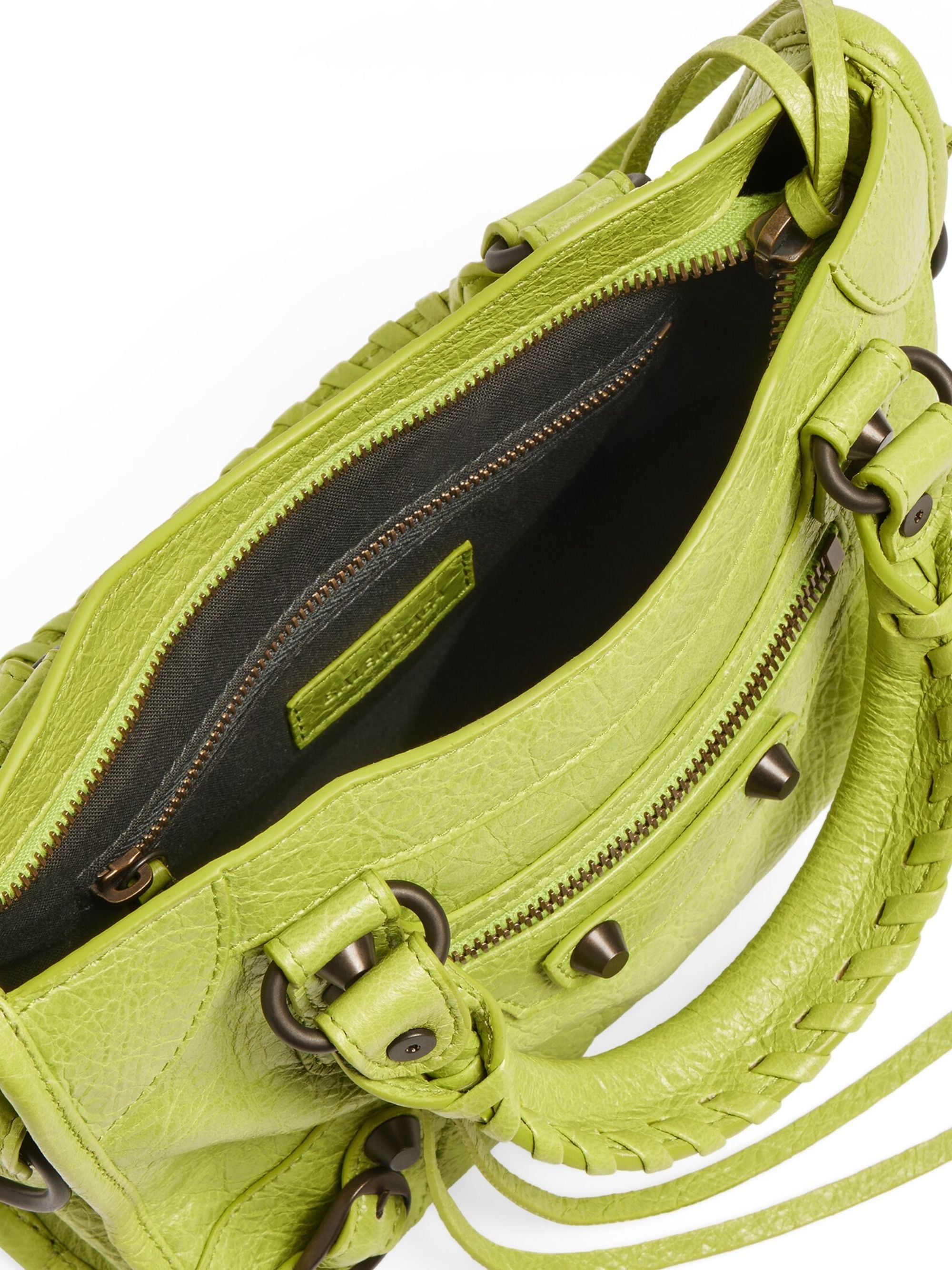 Balenciaga Bags Green Lamb Leather