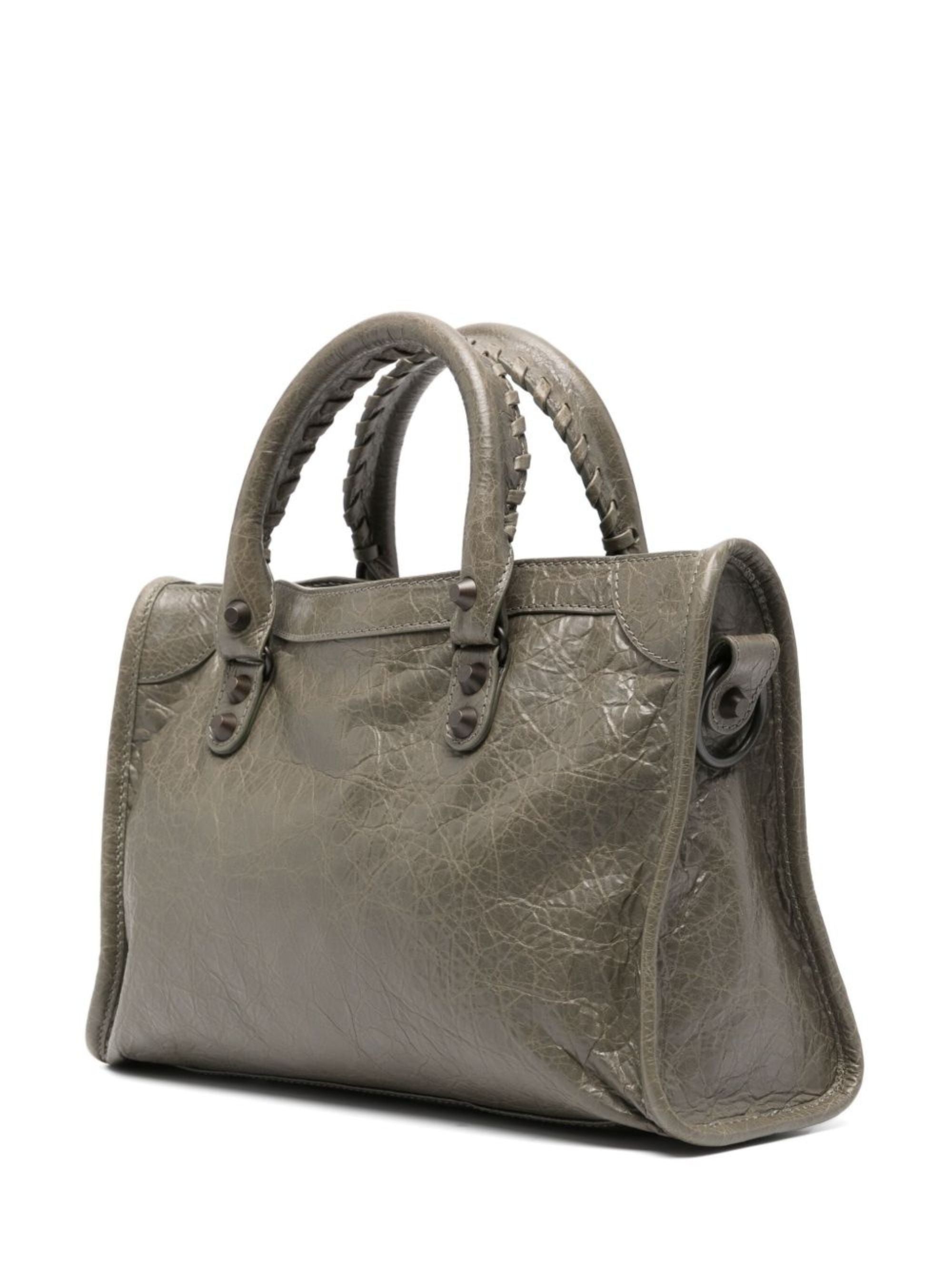 Balenciaga Bags Green Lamb Leather