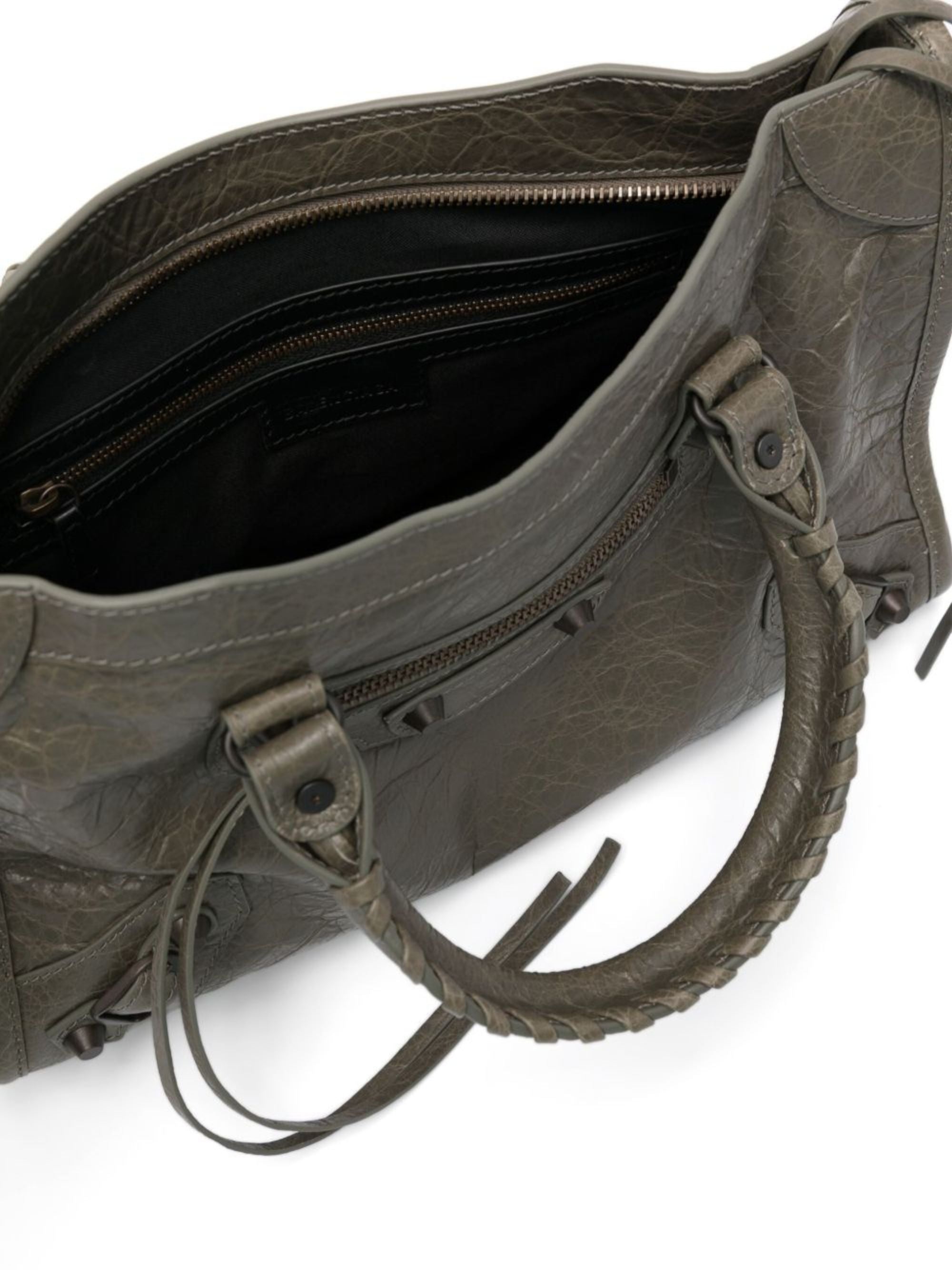 Balenciaga Bags Green Lamb Leather