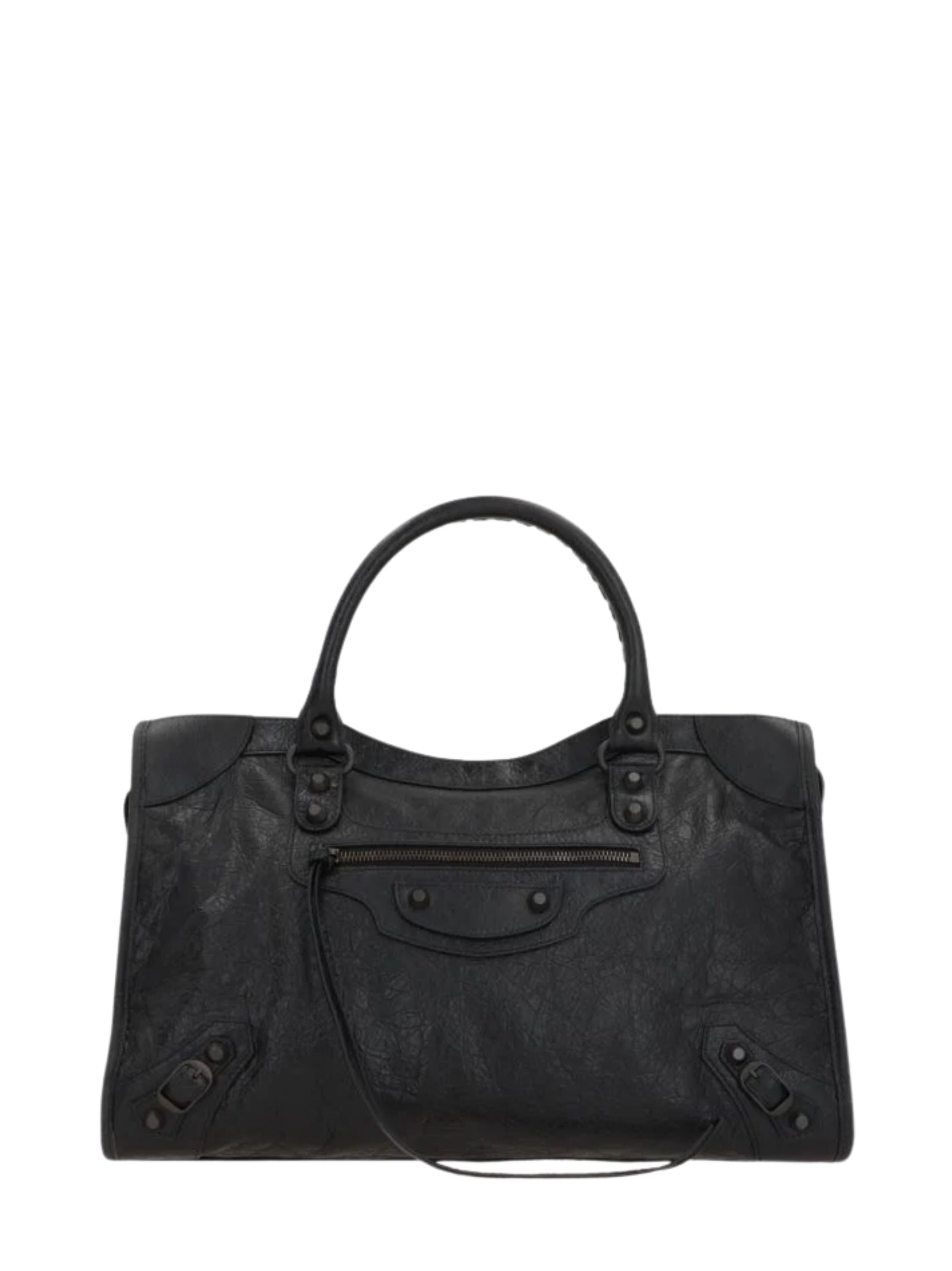 Balenciaga Bags Black Lamb Leather