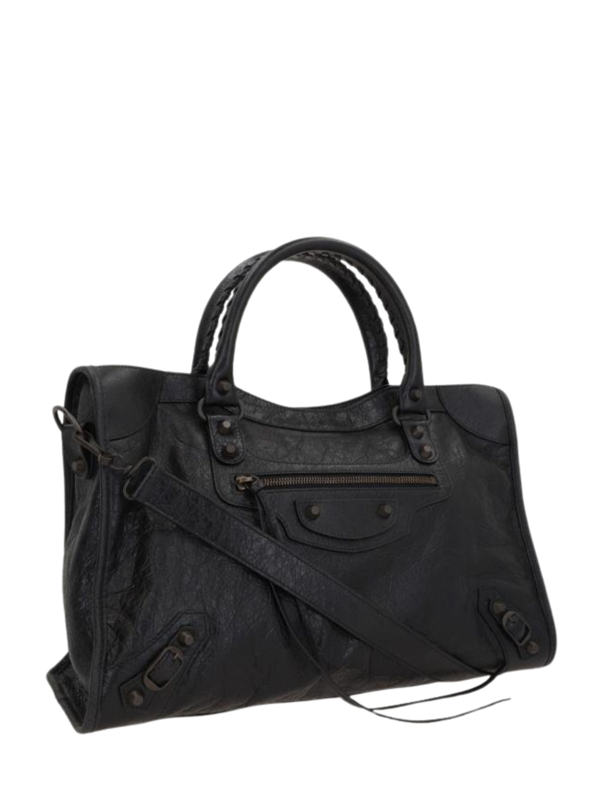 Balenciaga Bags Black Lamb Leather