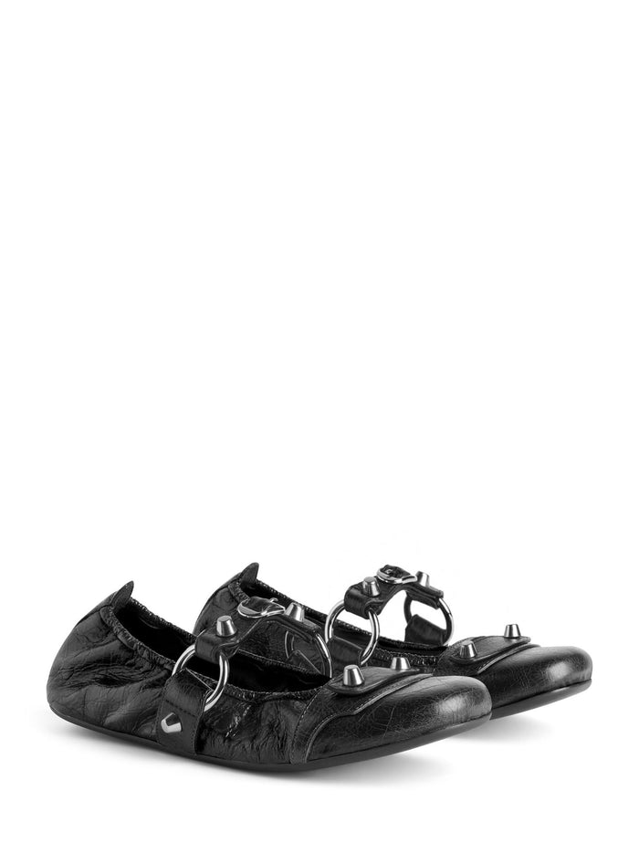 Balenciaga Flat shoes Black Lamb Leather