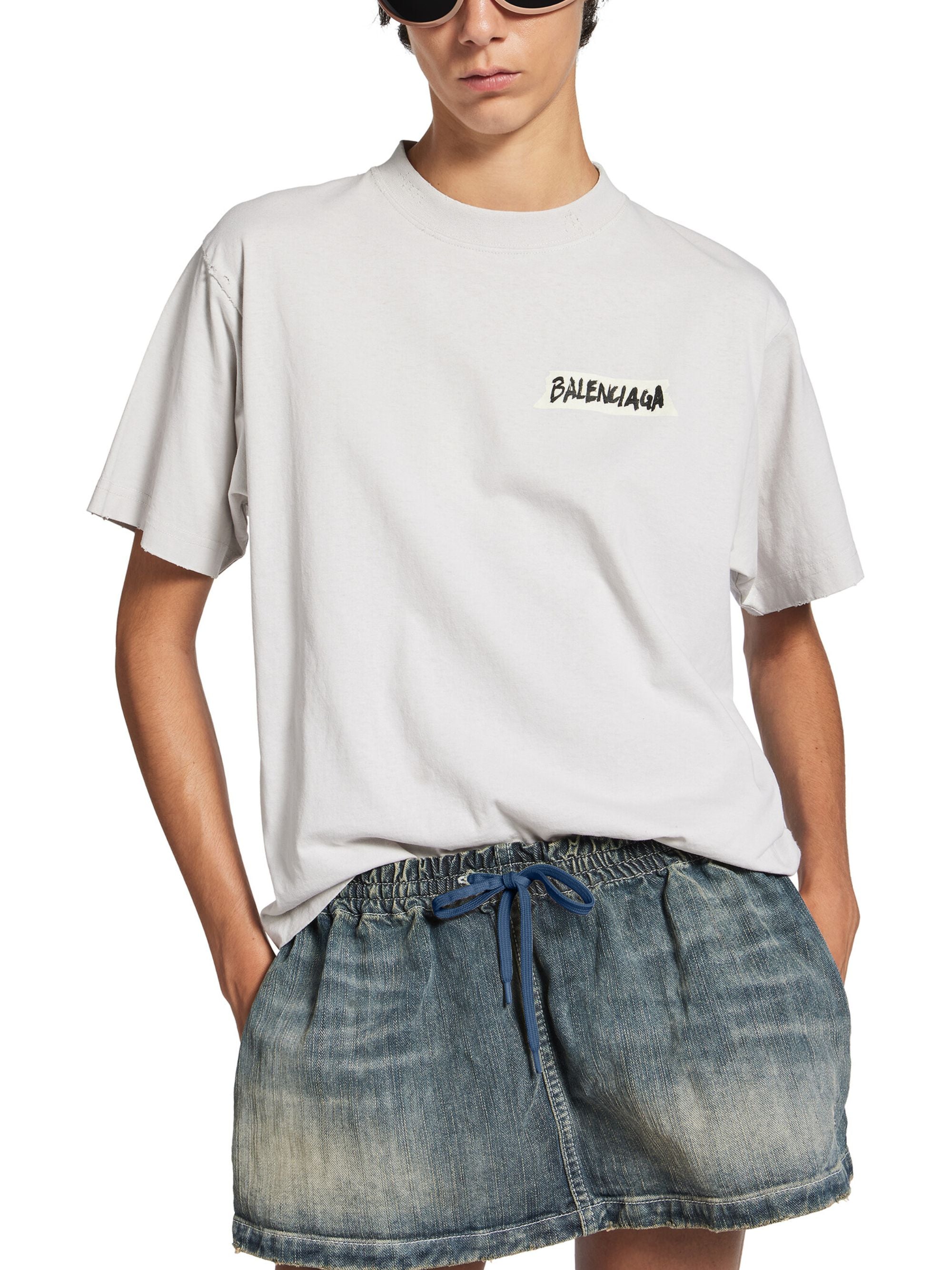 Balenciaga T-shirts and Polos White Cotton