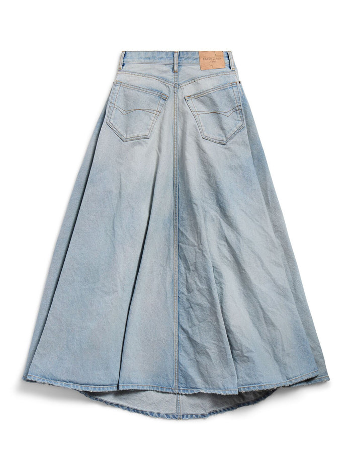 Balenciaga Skirts Blue Cotton
