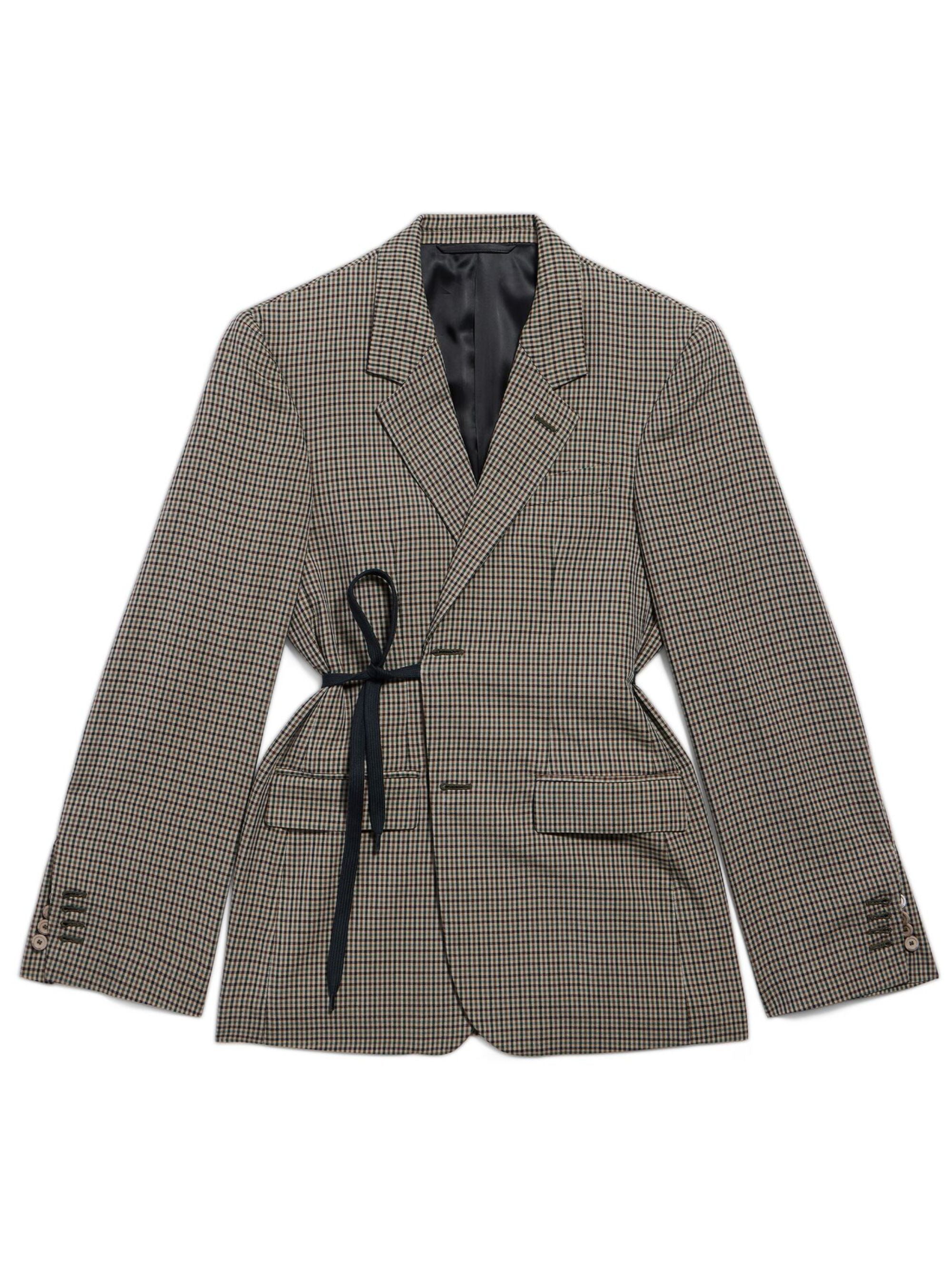 Balenciaga Coats Kaki Lyocell