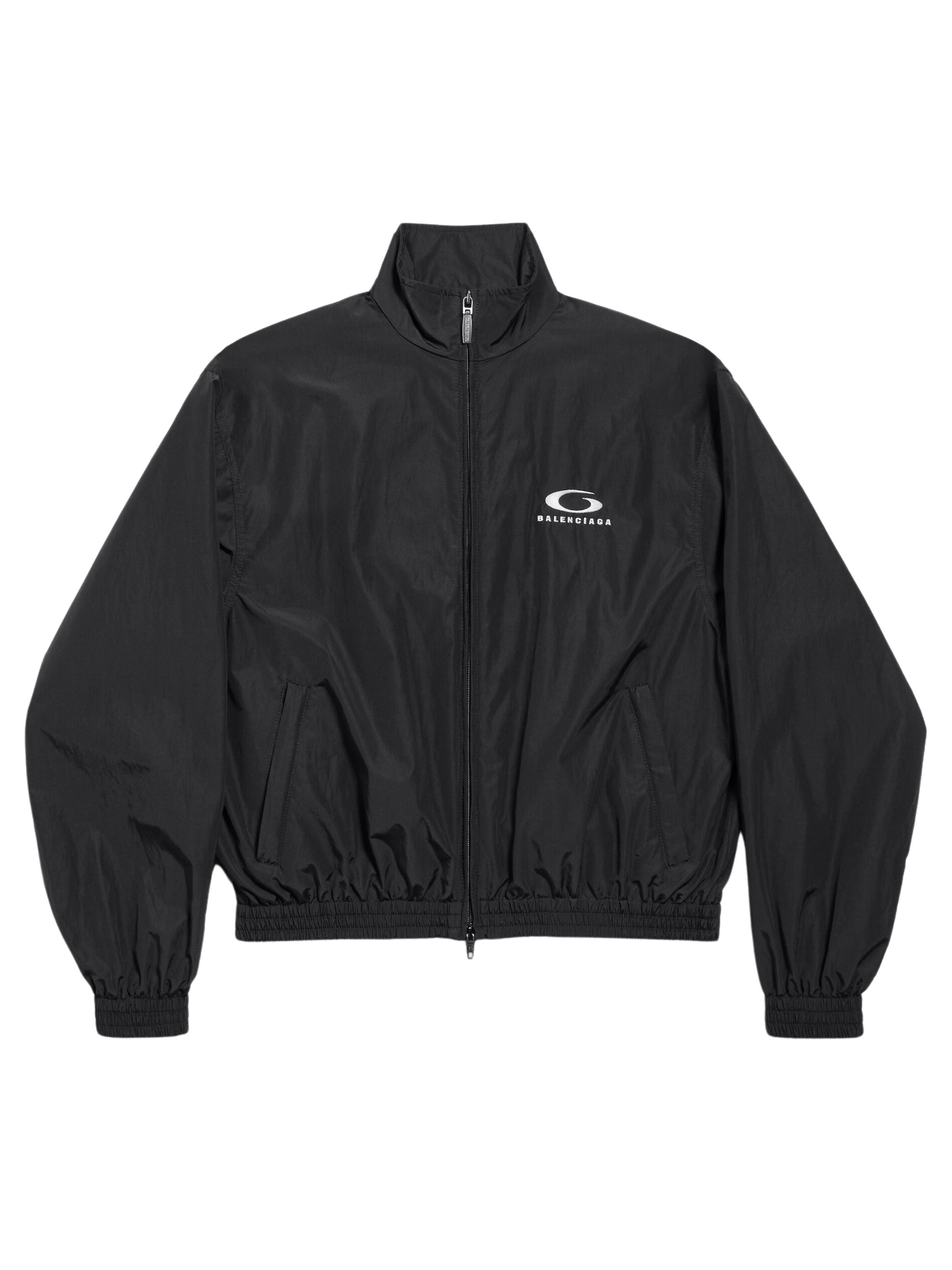 Balenciaga Coats Black Cotton Polyamide
