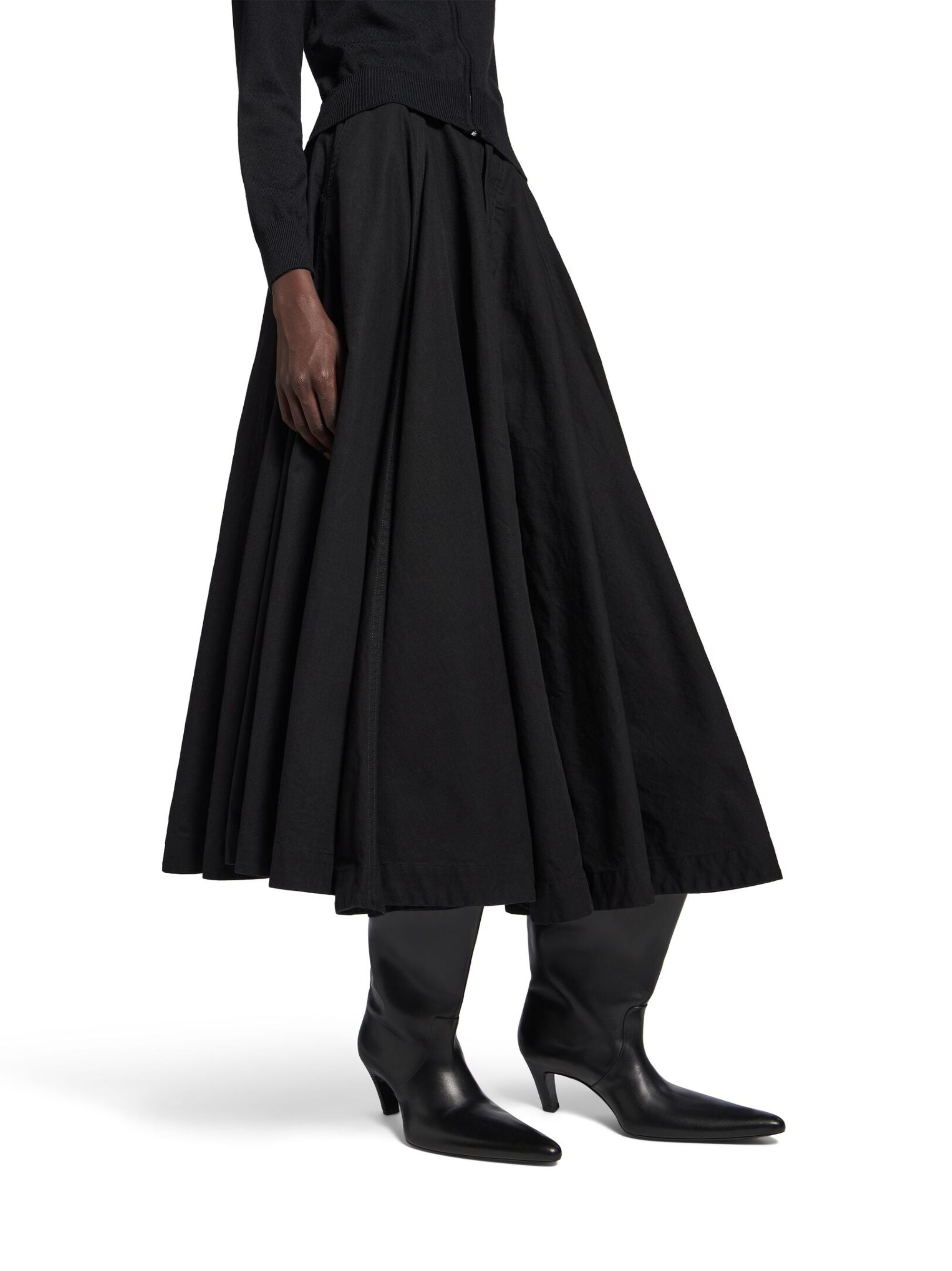 Balenciaga Skirts Black Cotton