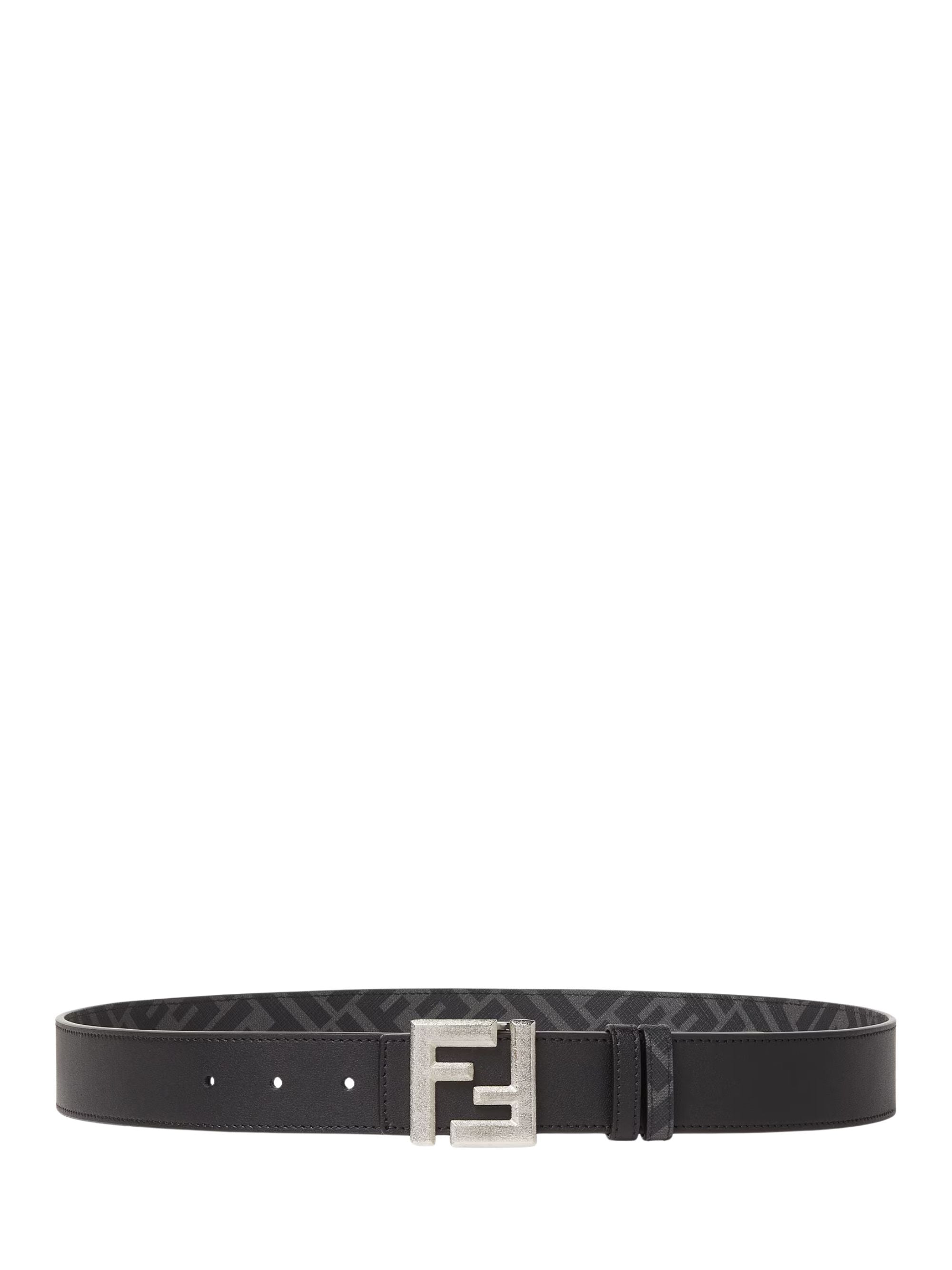 Fendi Belts Black Calf Leather