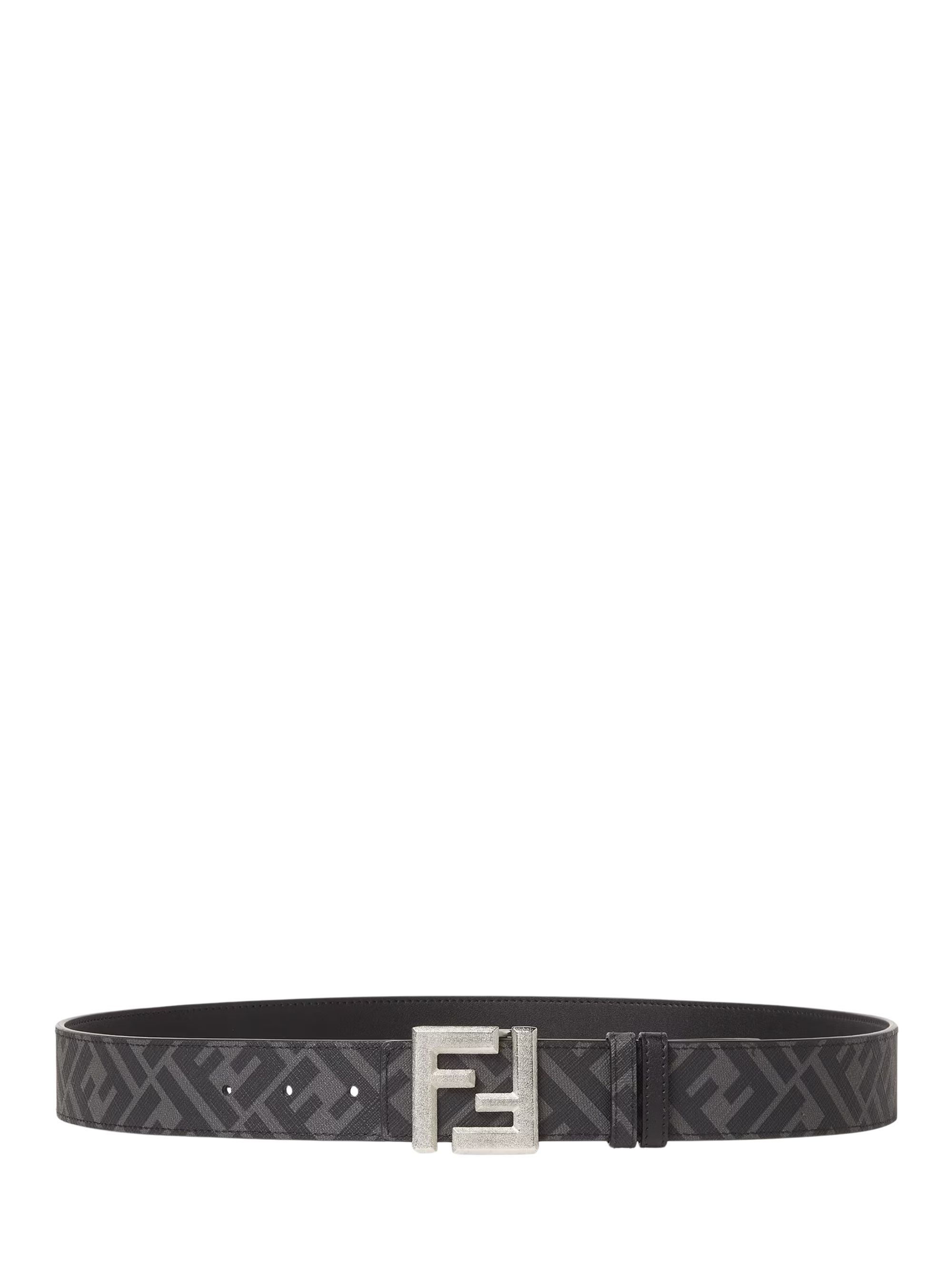 Fendi Belts Black Calf Leather