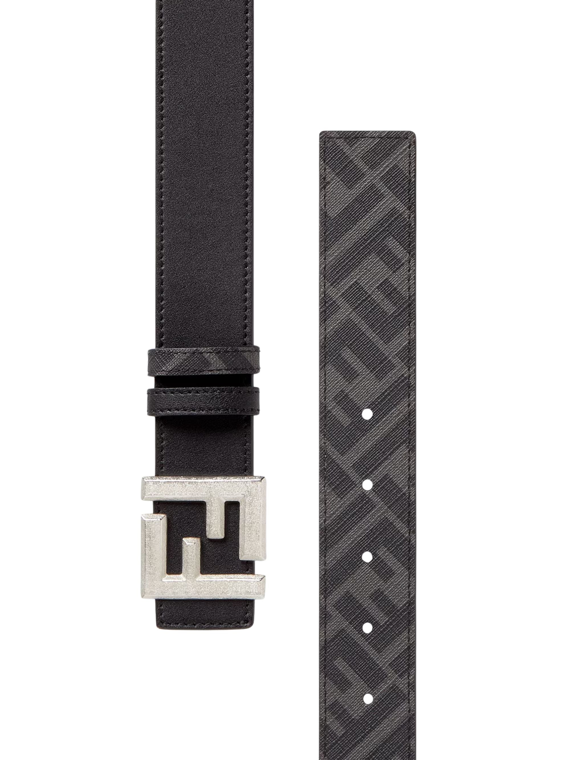 Fendi Belts Black Calf Leather