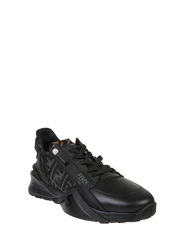 Fendi Sneakers Black Calf Leather